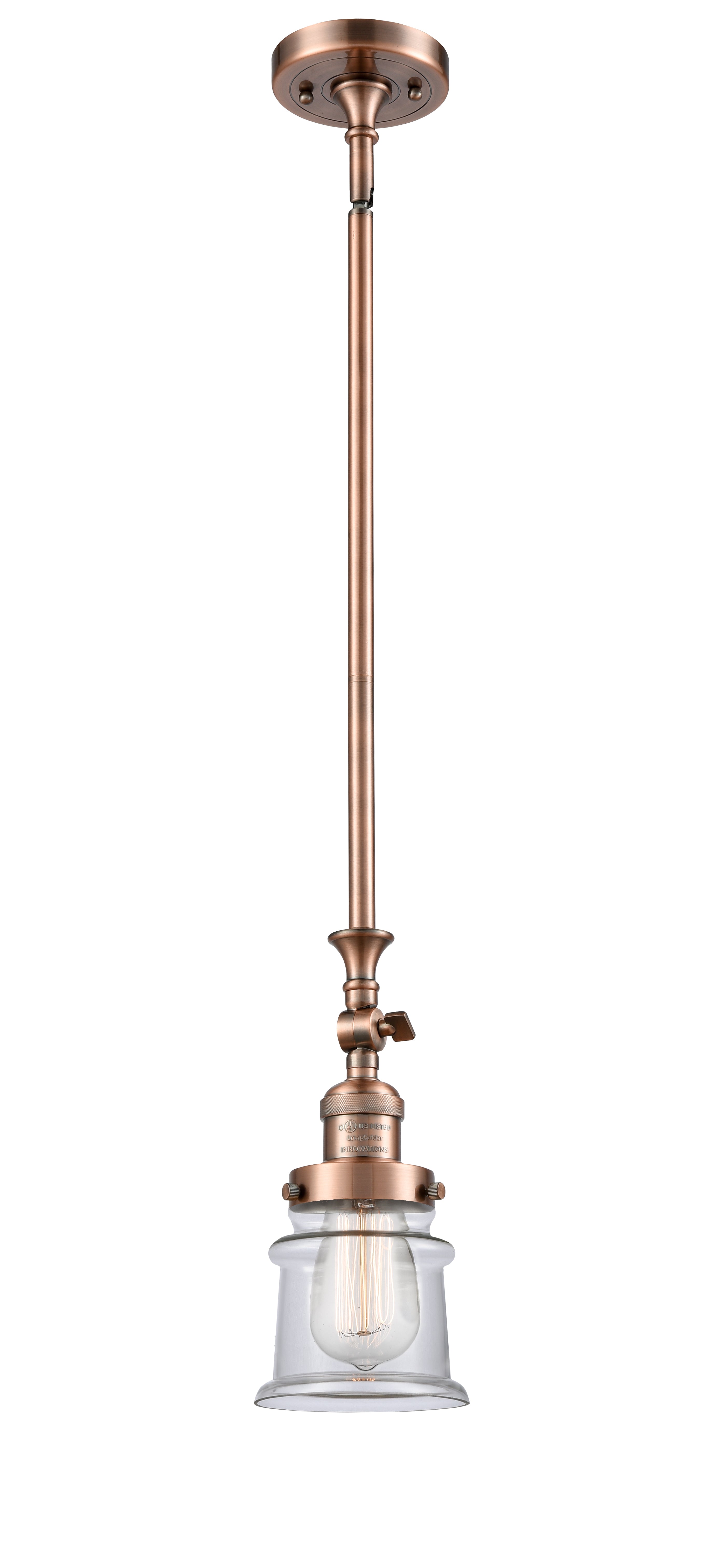 Franklin Restoration Mini Pendant Antique Brass