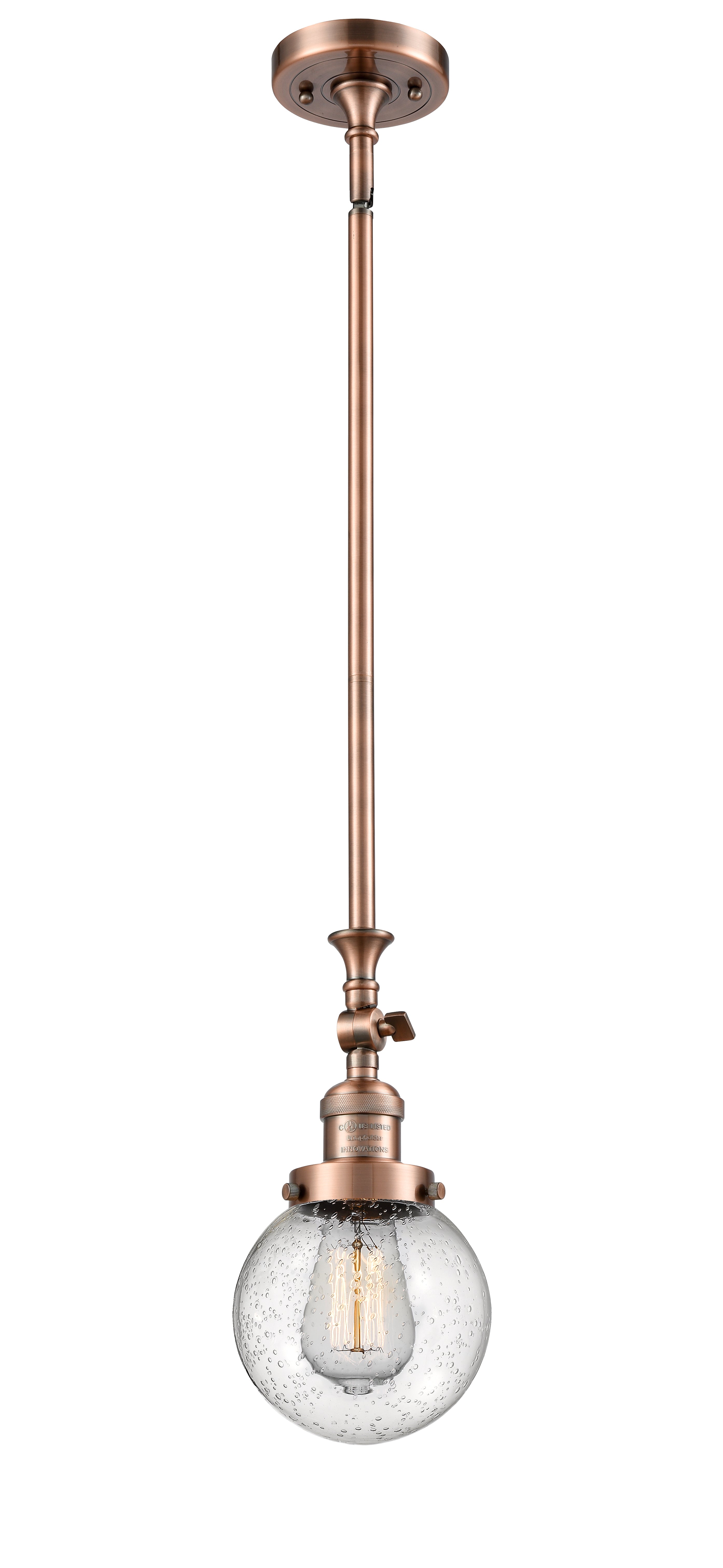 Franklin Restoration Mini Pendant Antique Brass