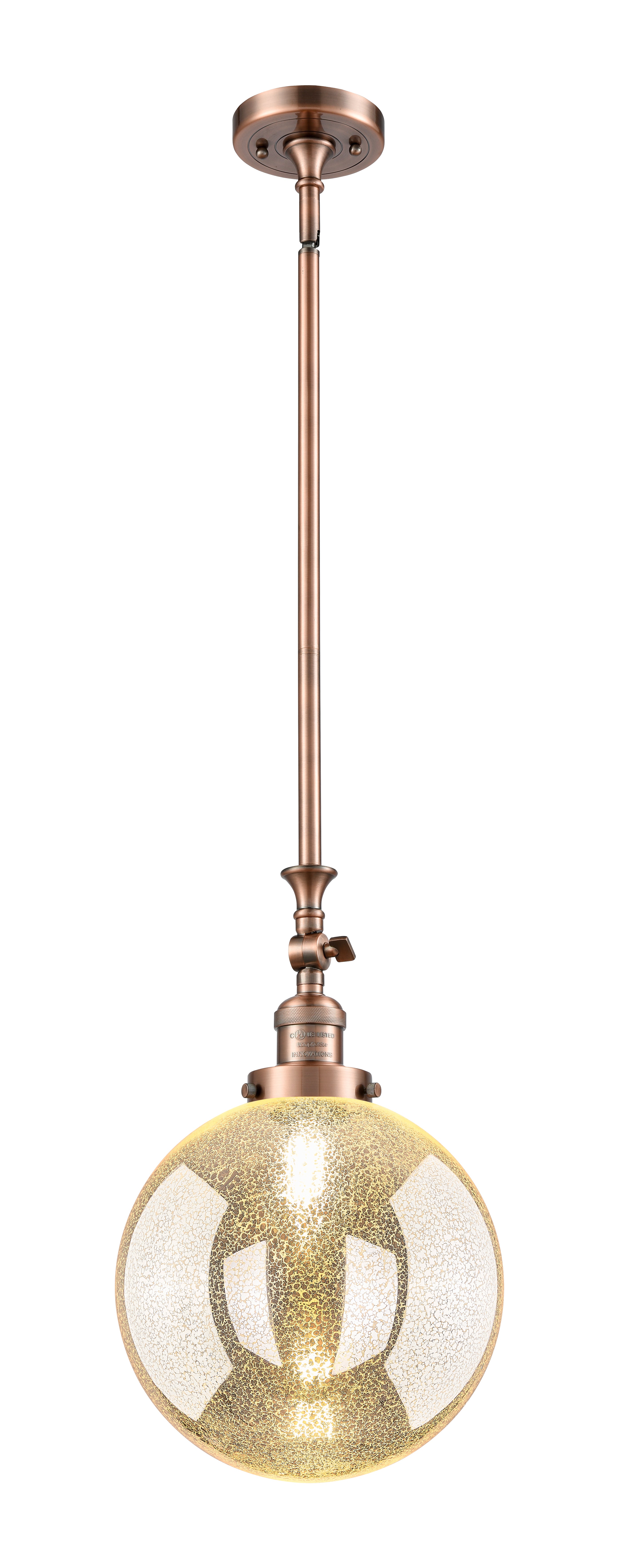 Franklin Restoration Mini Pendant Antique Brass