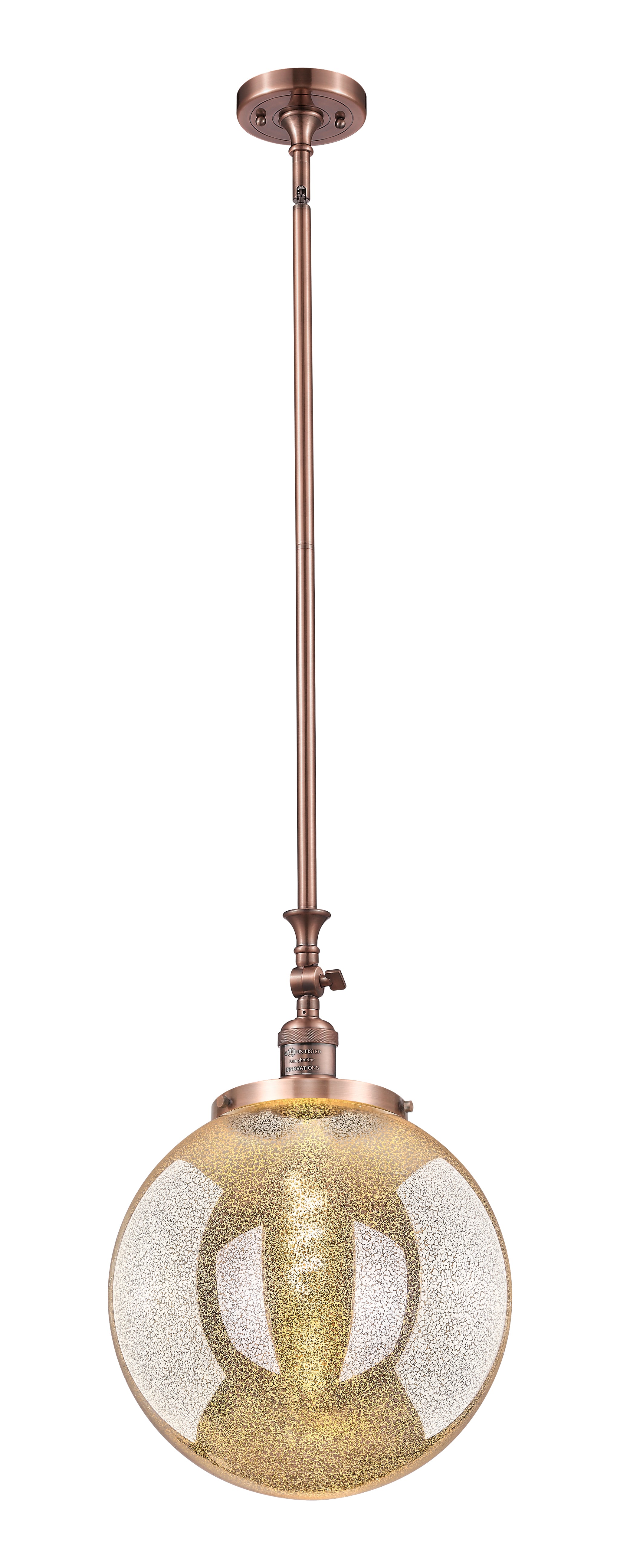 Franklin Restoration Mini Pendant Antique Brass