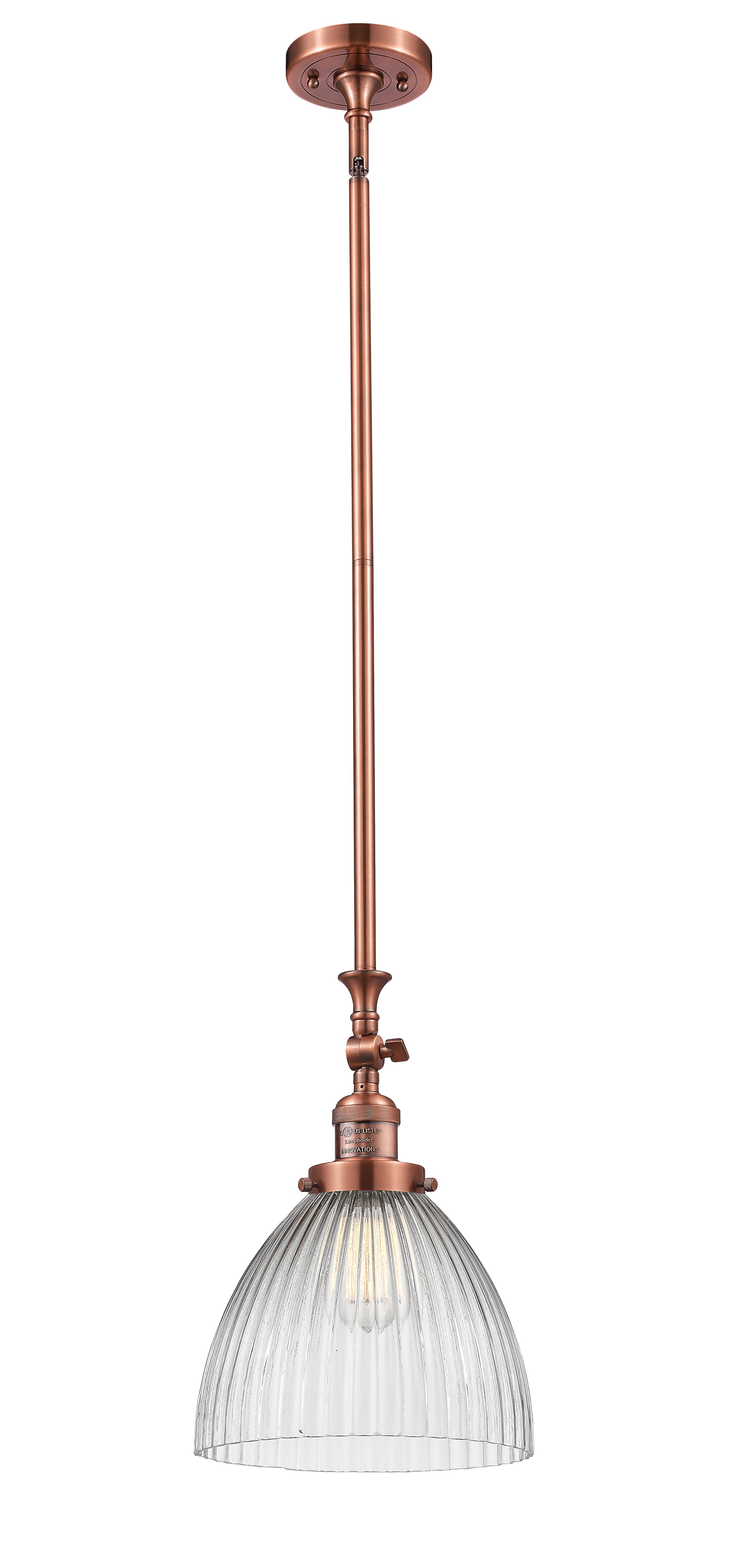 Franklin Restoration Antique Brass Mini Pendant
