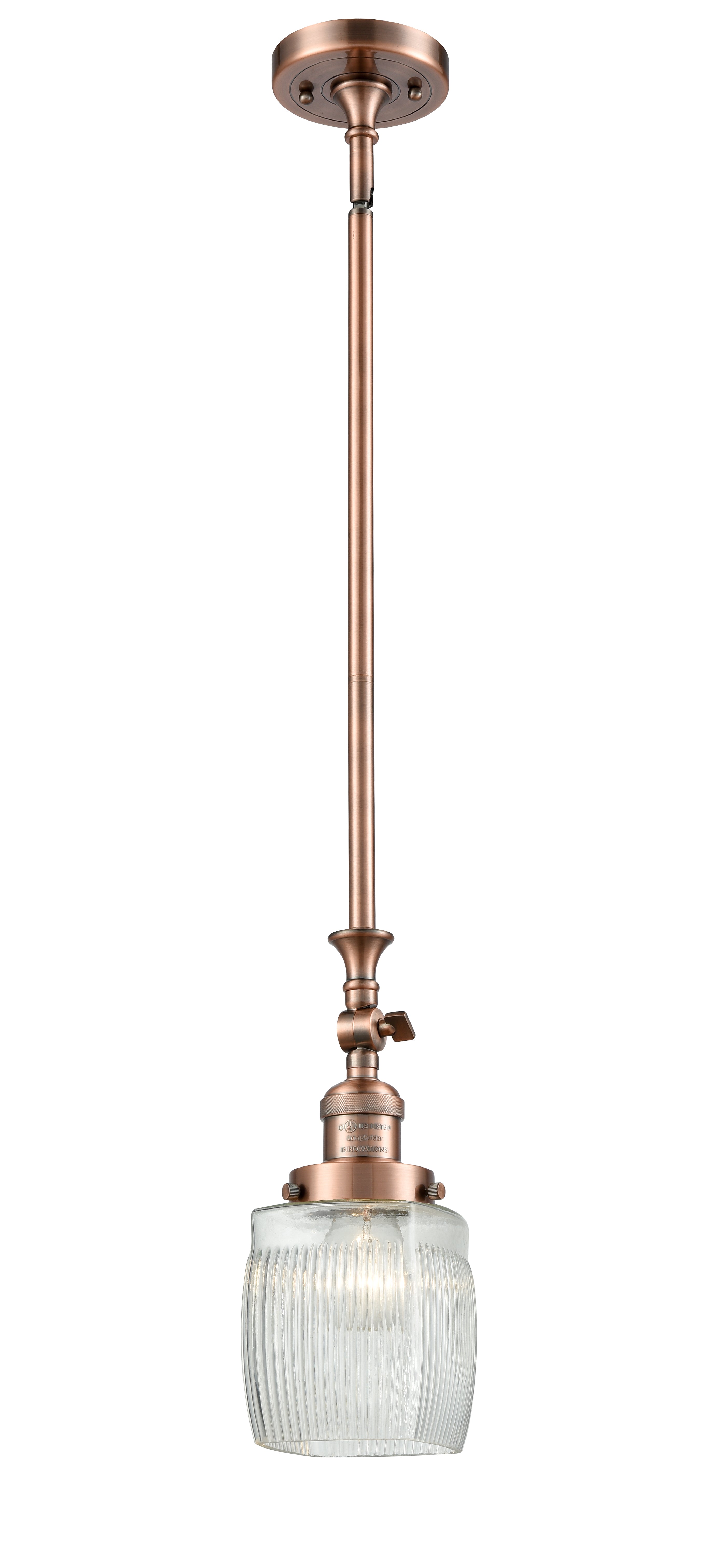 Franklin Restoration Mini Pendant Antique Brass