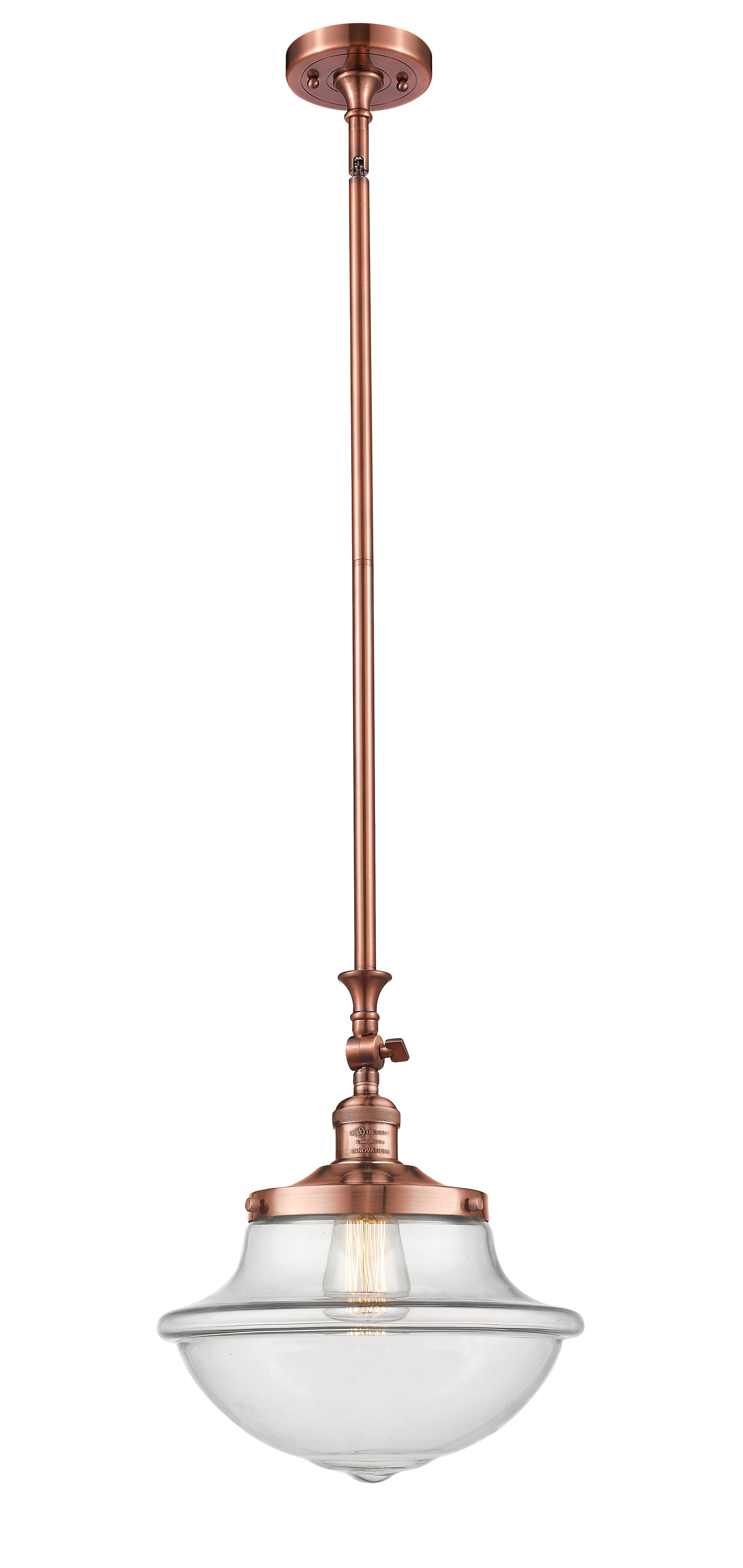 Franklin Restoration Mini Pendant Antique Brass