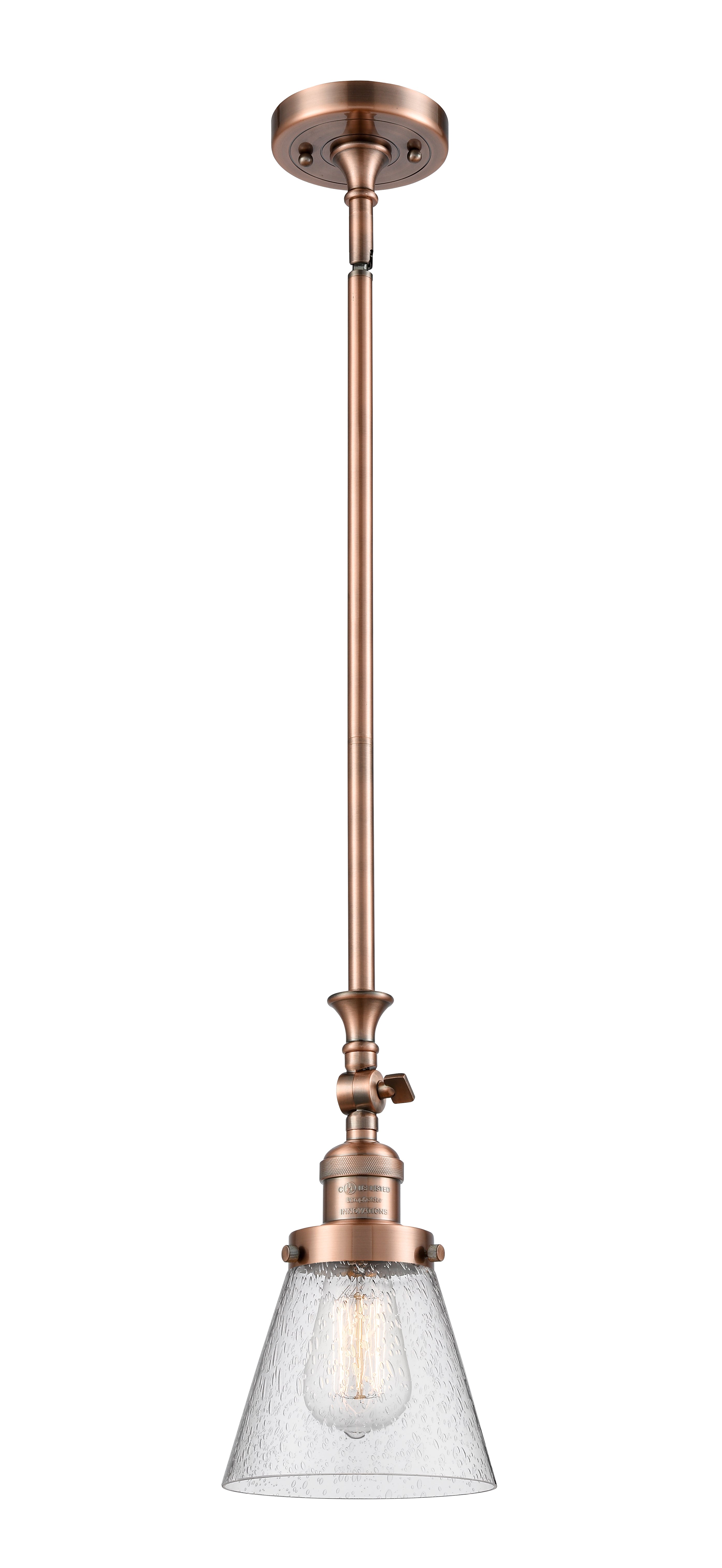 Franklin Restoration Mini Pendant Antique Brass