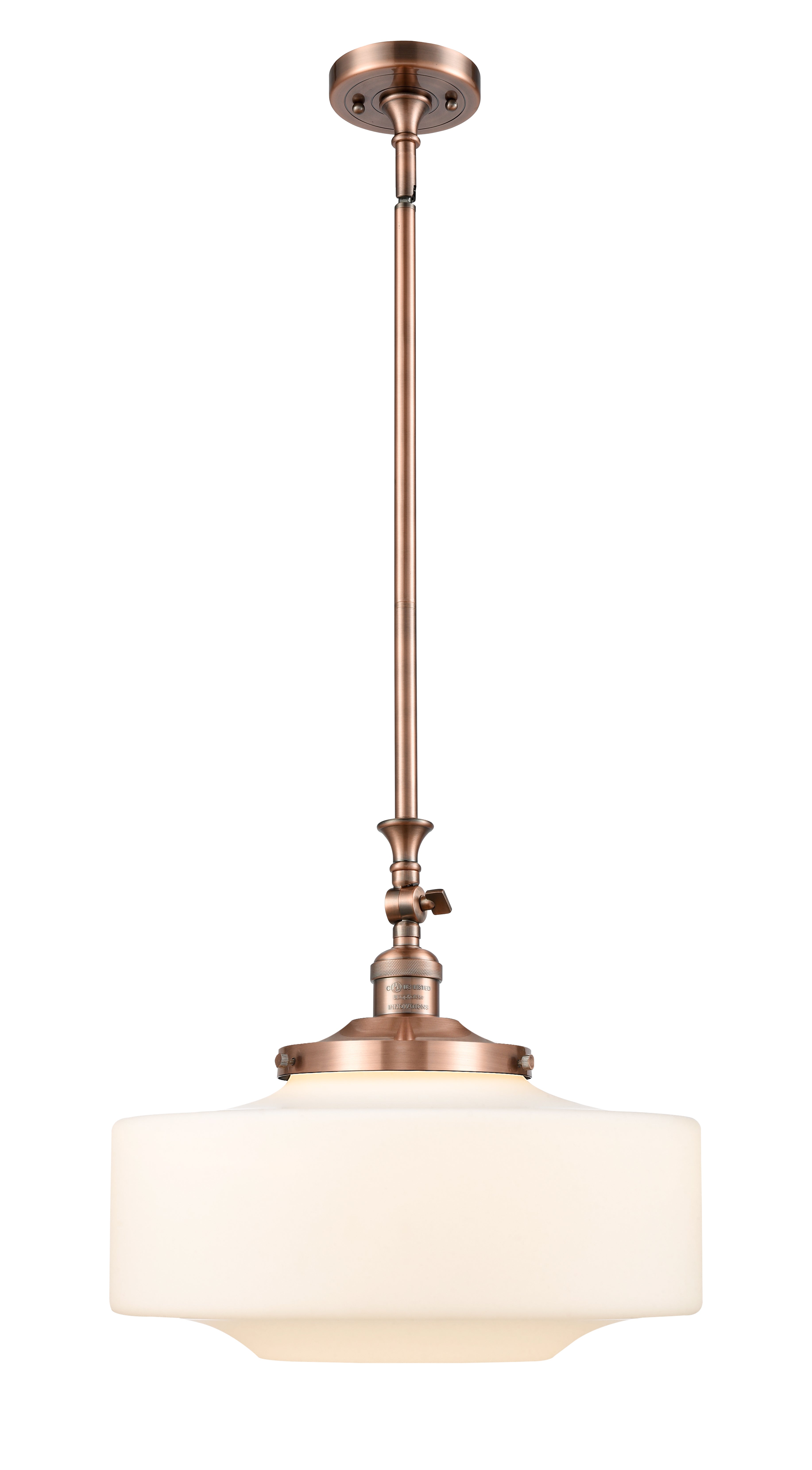 Franklin Restoration Mini Pendant Antique Brass