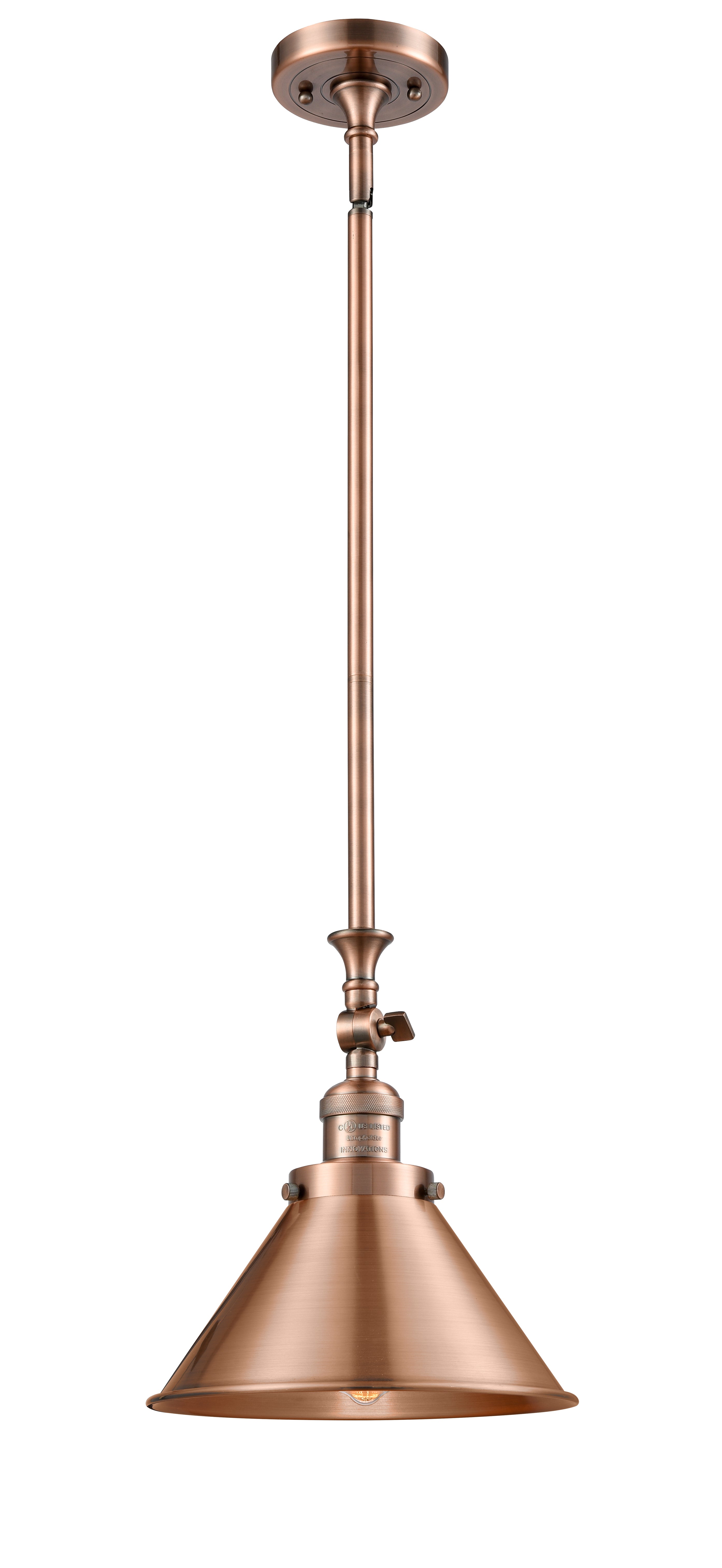 Franklin Restoration Mini Pendant Cast Brass