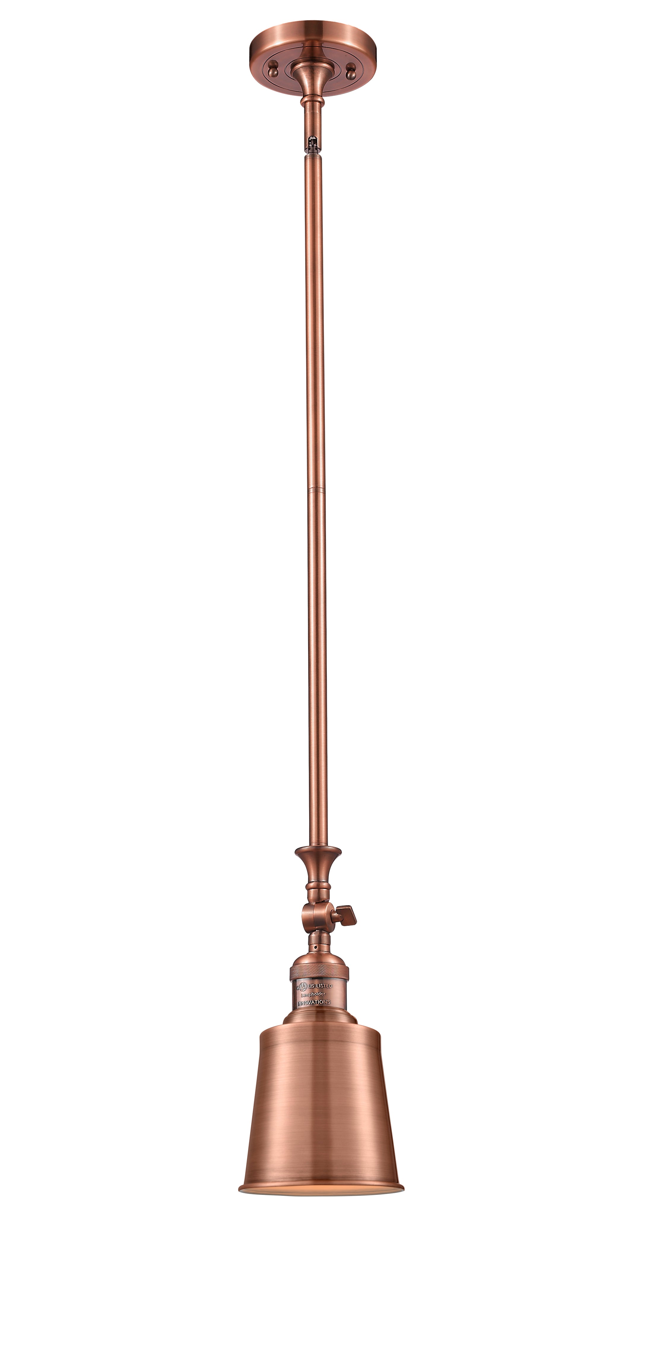 Franklin Restoration Mini Pendant Cast Brass