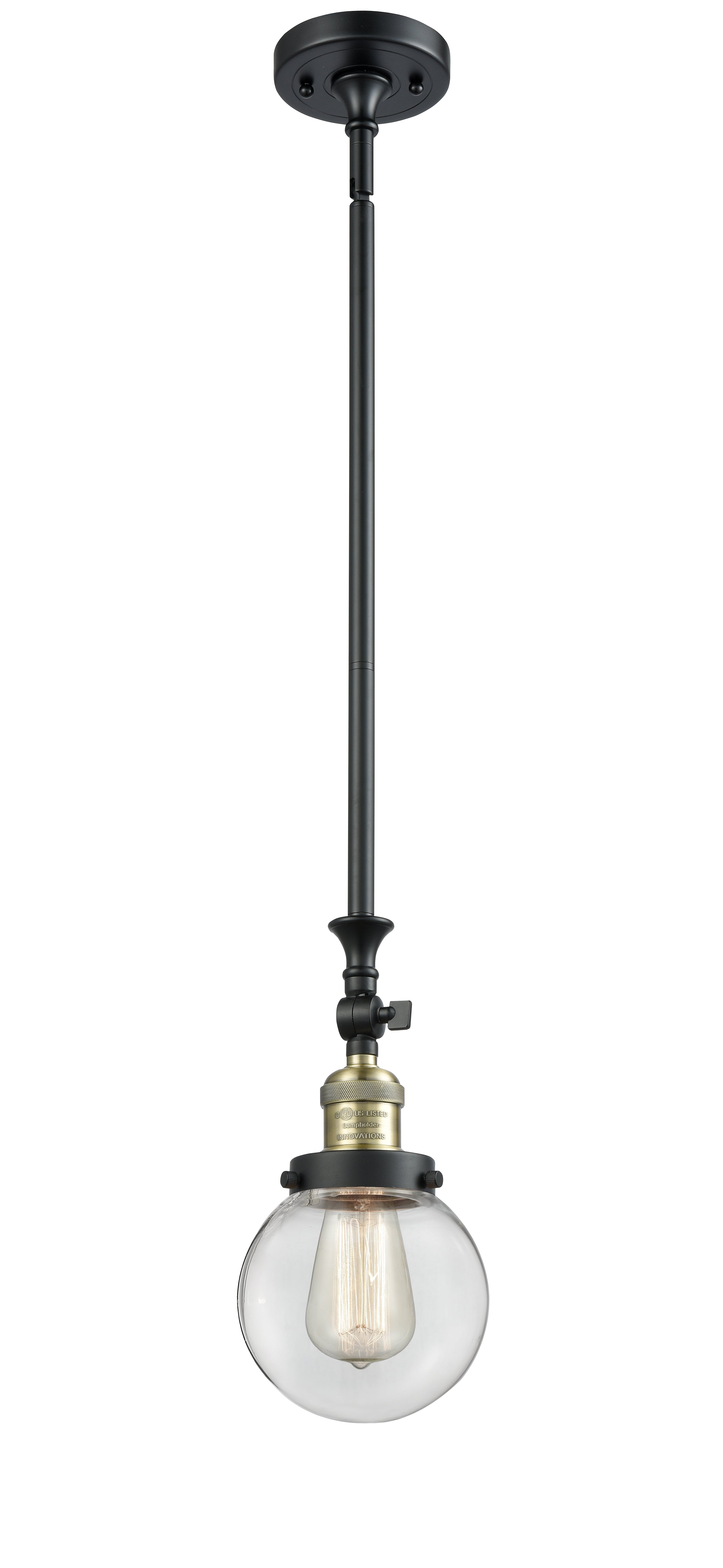 Franklin Restoration Mini Pendant Antique Brass