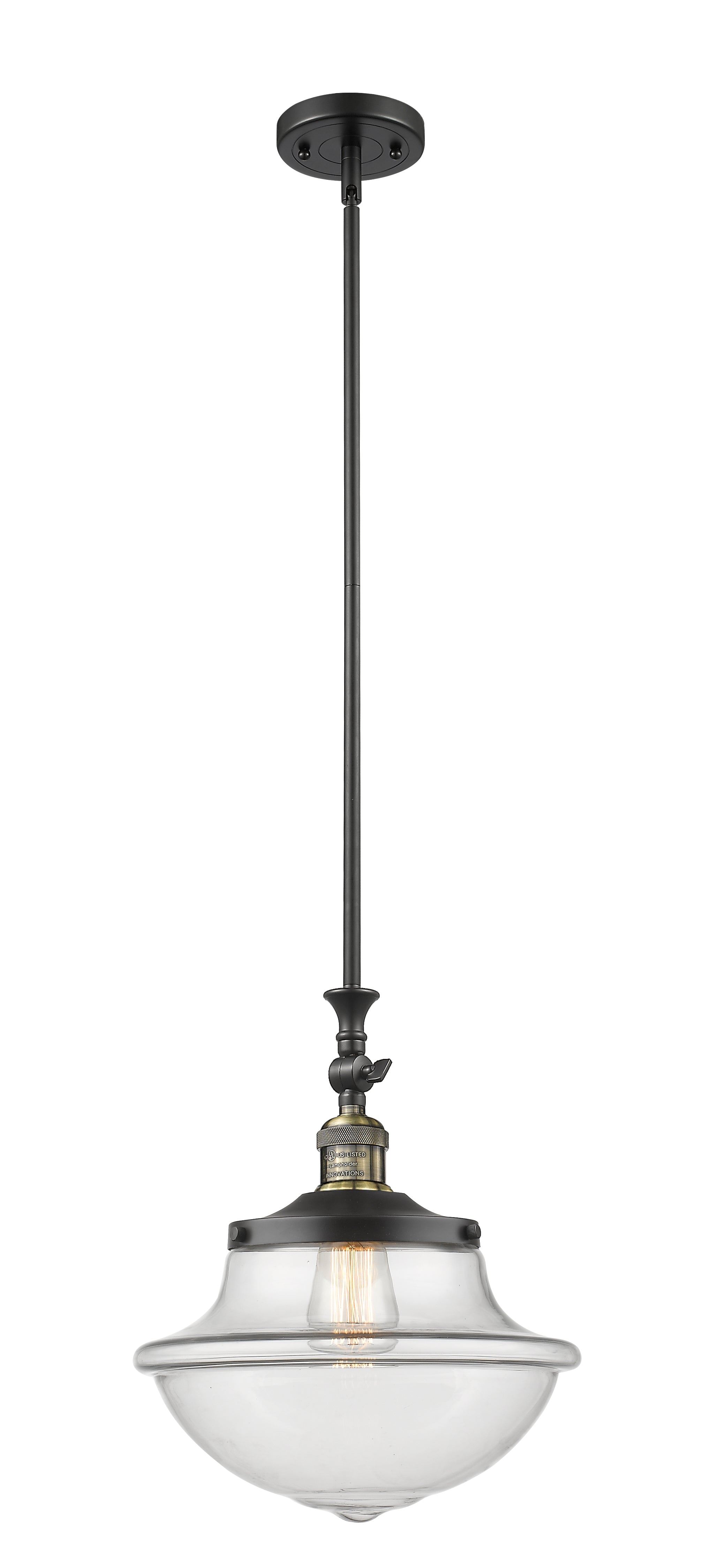 Franklin Restoration Mini Pendant Antique Brass