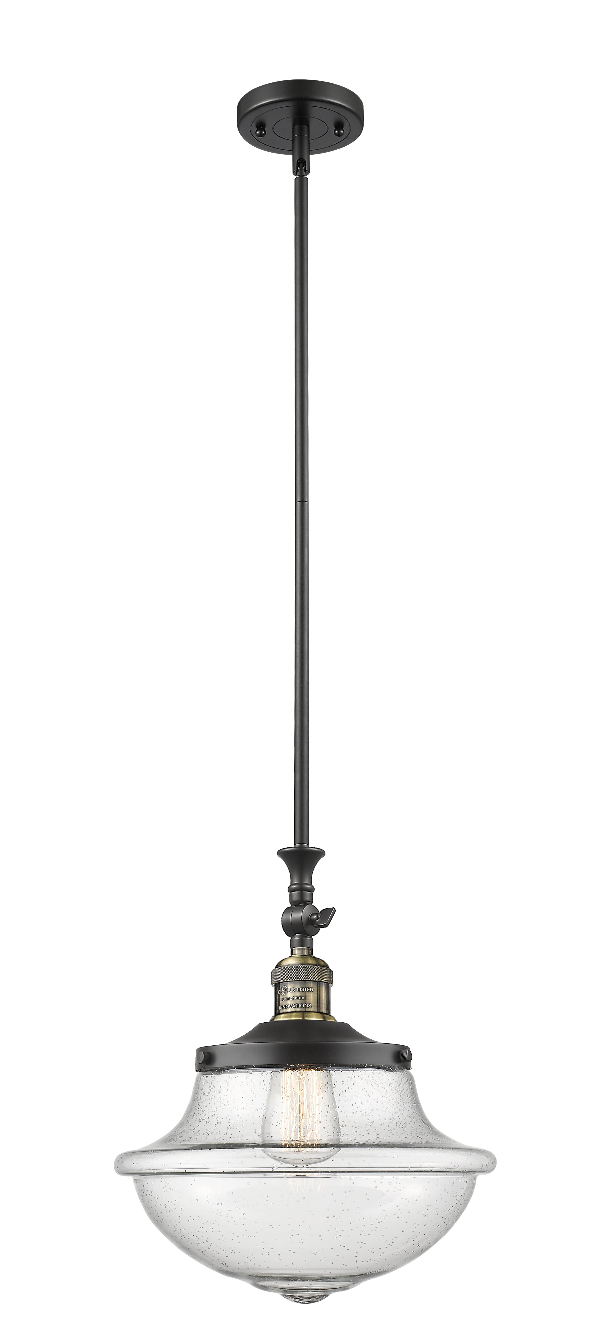 Franklin Restoration Mini Pendant Antique Brass