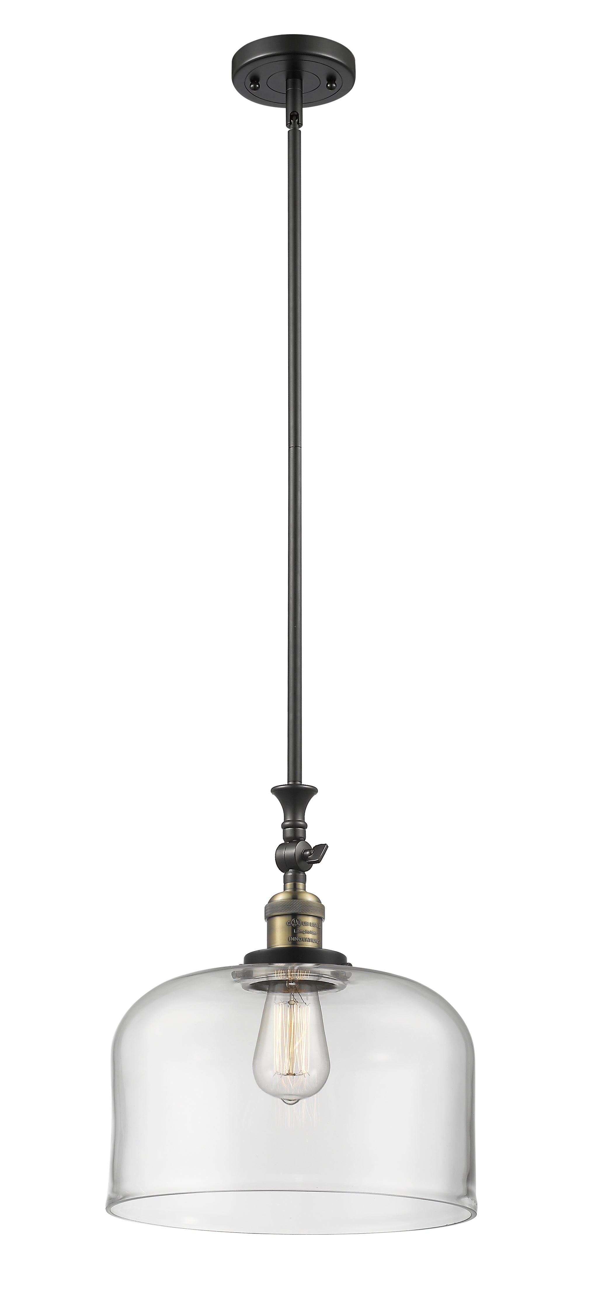 Franklin Restoration Mini Pendant Antique Brass
