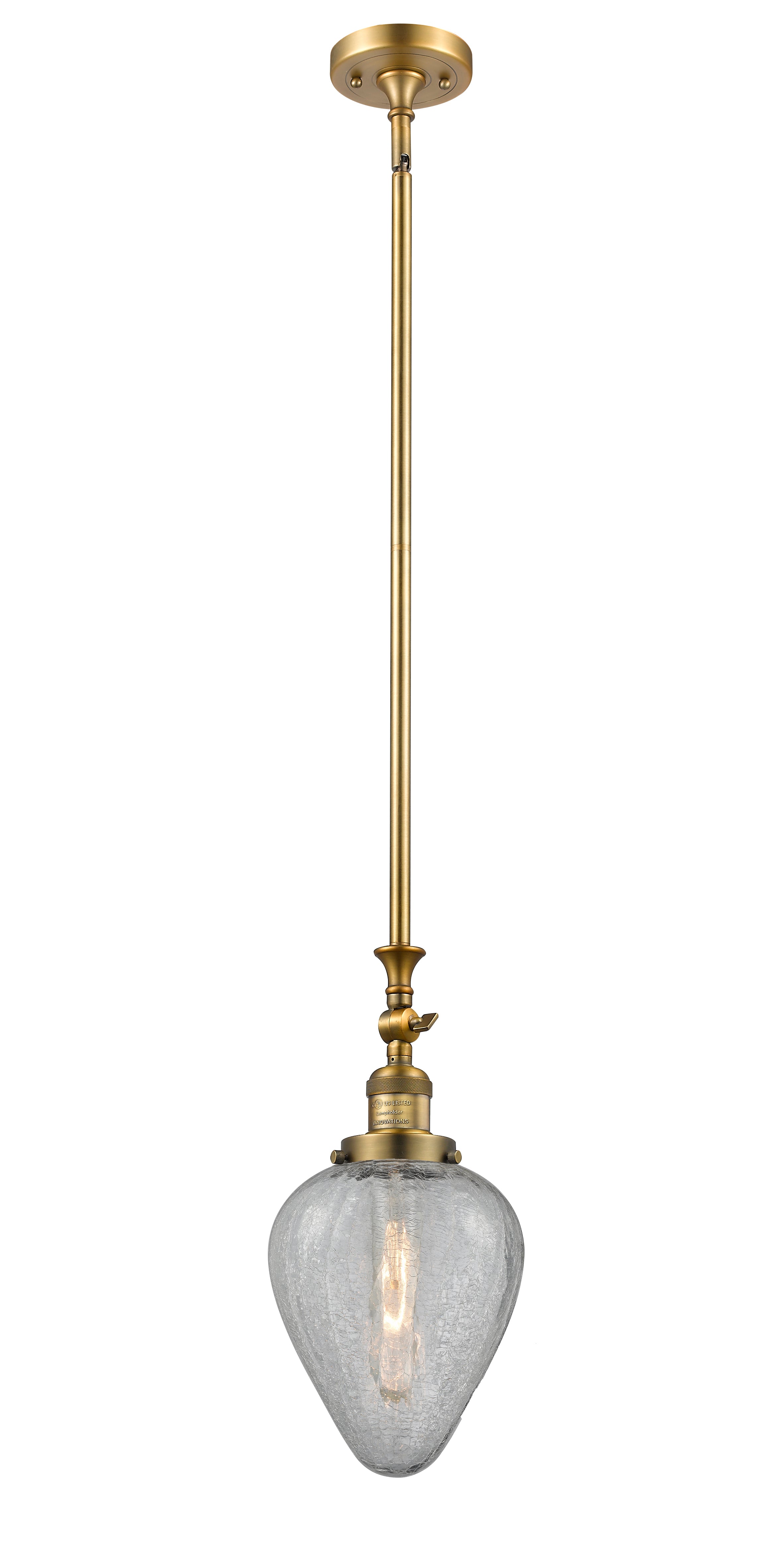 Franklin Restoration Mini Pendant Brass Finish