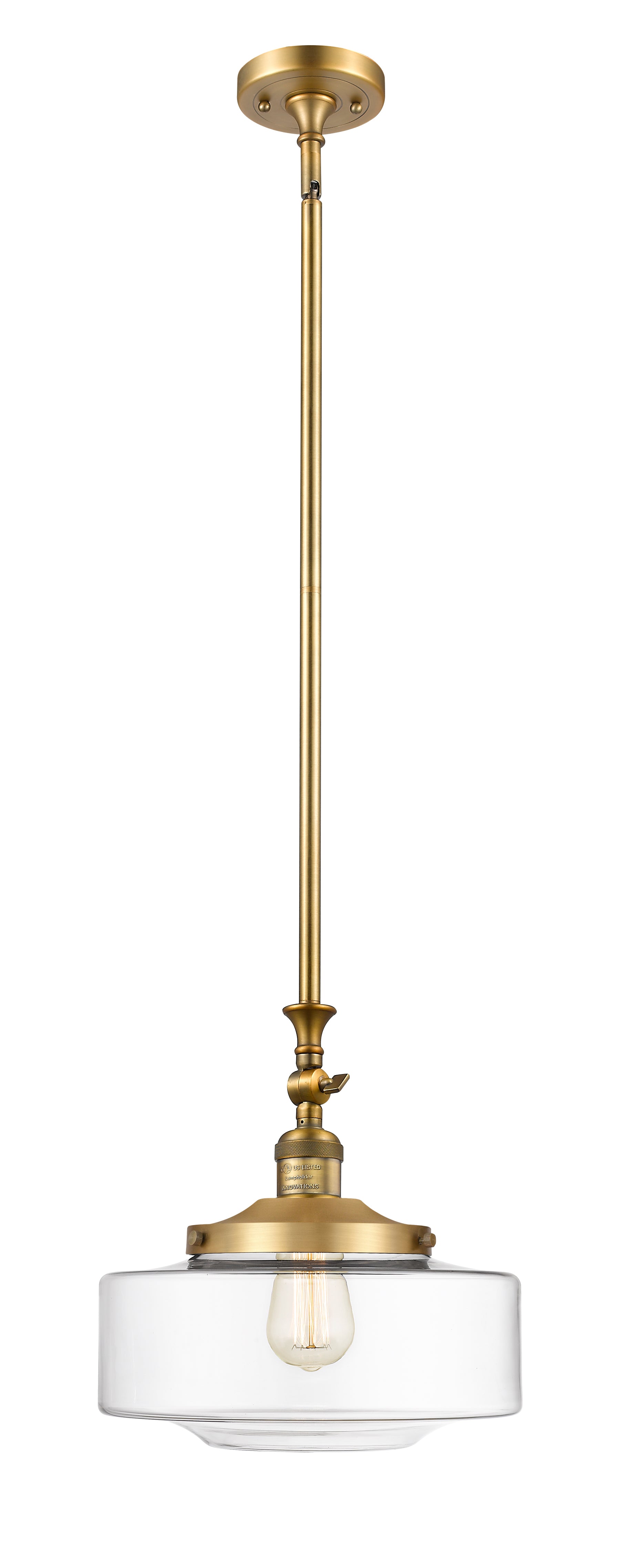 Franklin Restoration Mini Pendant Antique Brass