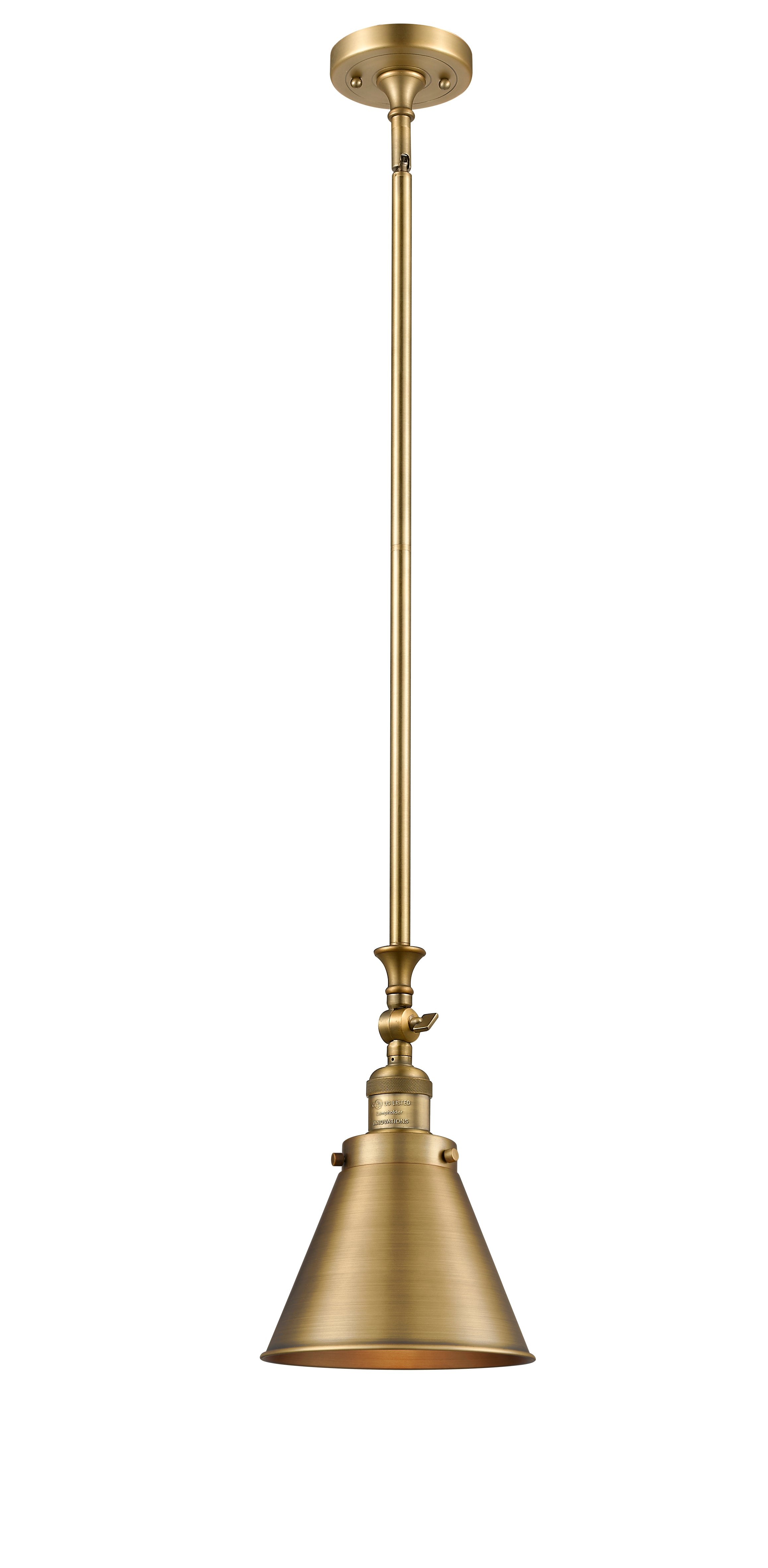 Franklin Restoration Mini Pendant Antique Brass