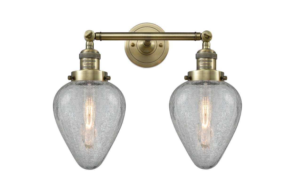 Geneseo 17-Inch 2-Light Bath Vanity Light with LED Bulbs