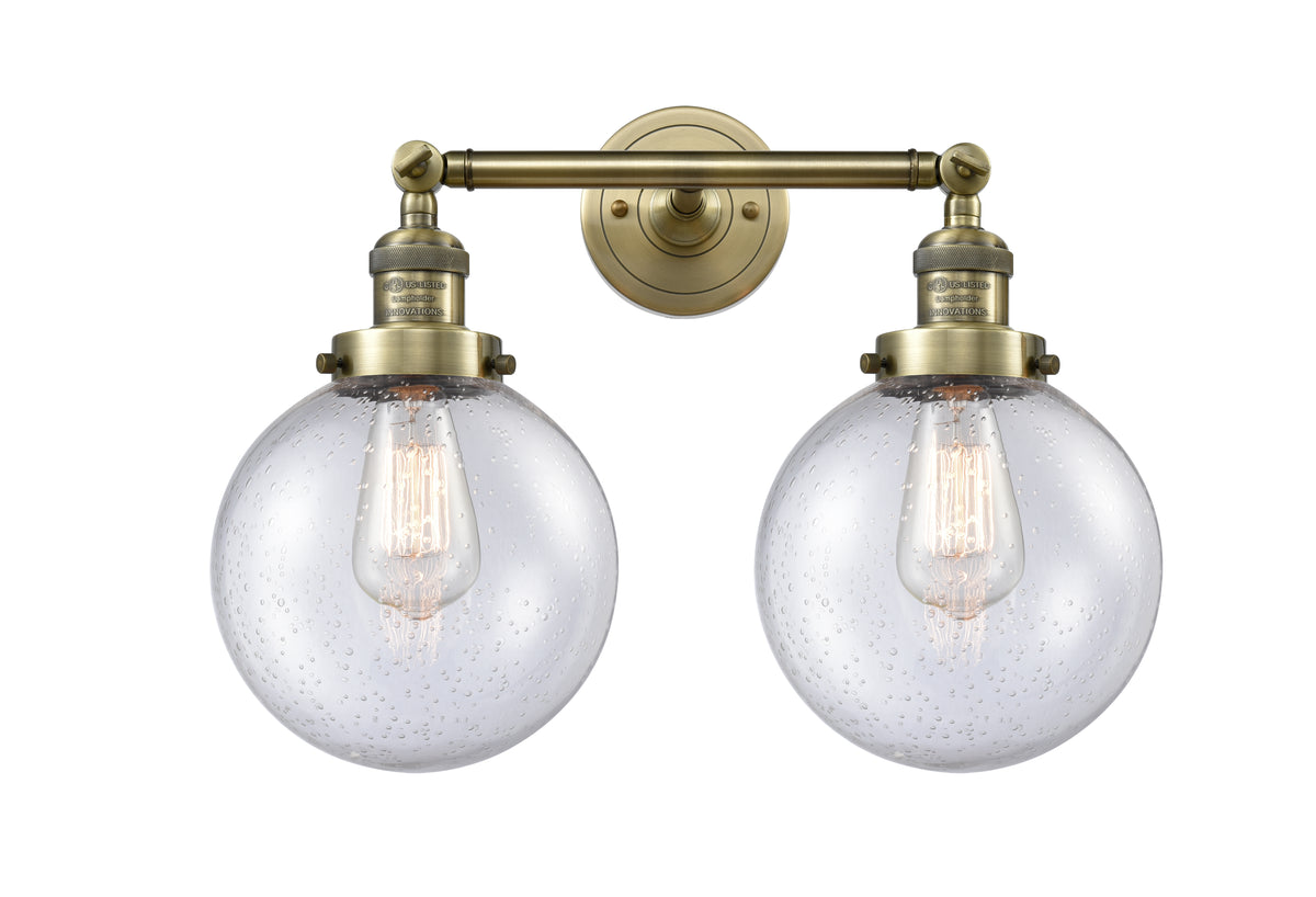 Beacon 19-Inch 2-Light Bath Vanity Light with LED Bulbs 14-Inch High