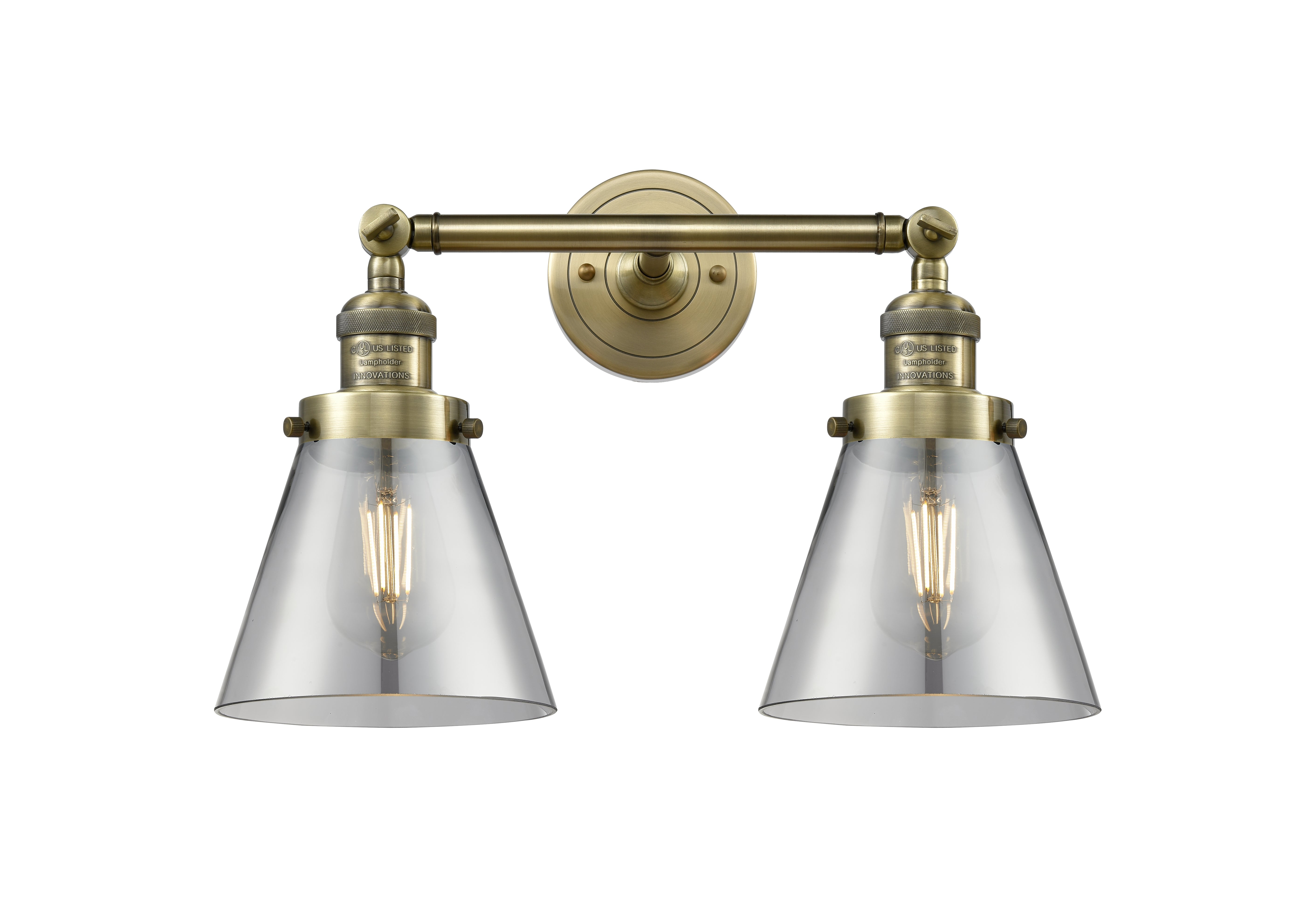 Franklin Restoration Vanity Light Brass Finish