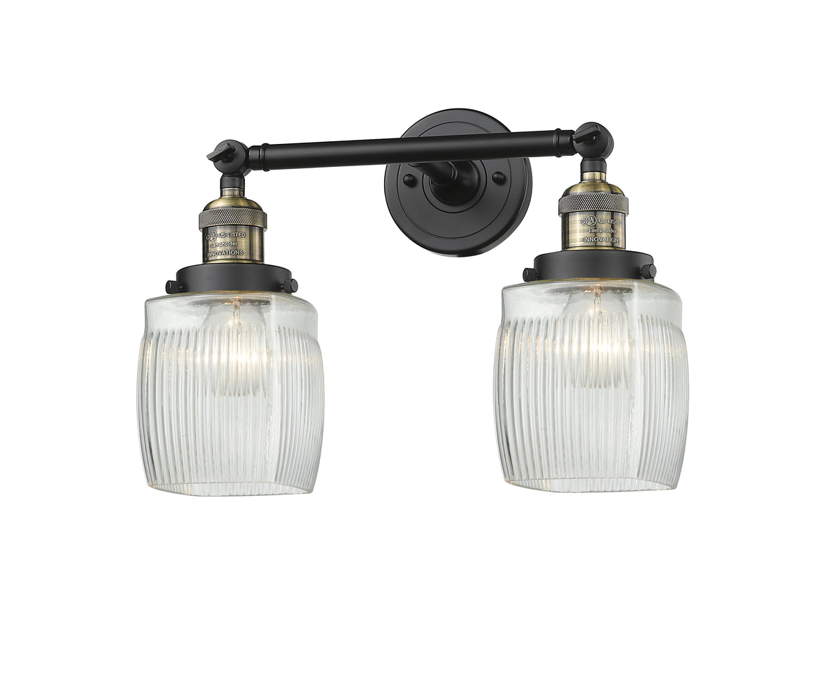 Colton 16-Inch 2-Light Bath Vanity Light with LED Bulbs