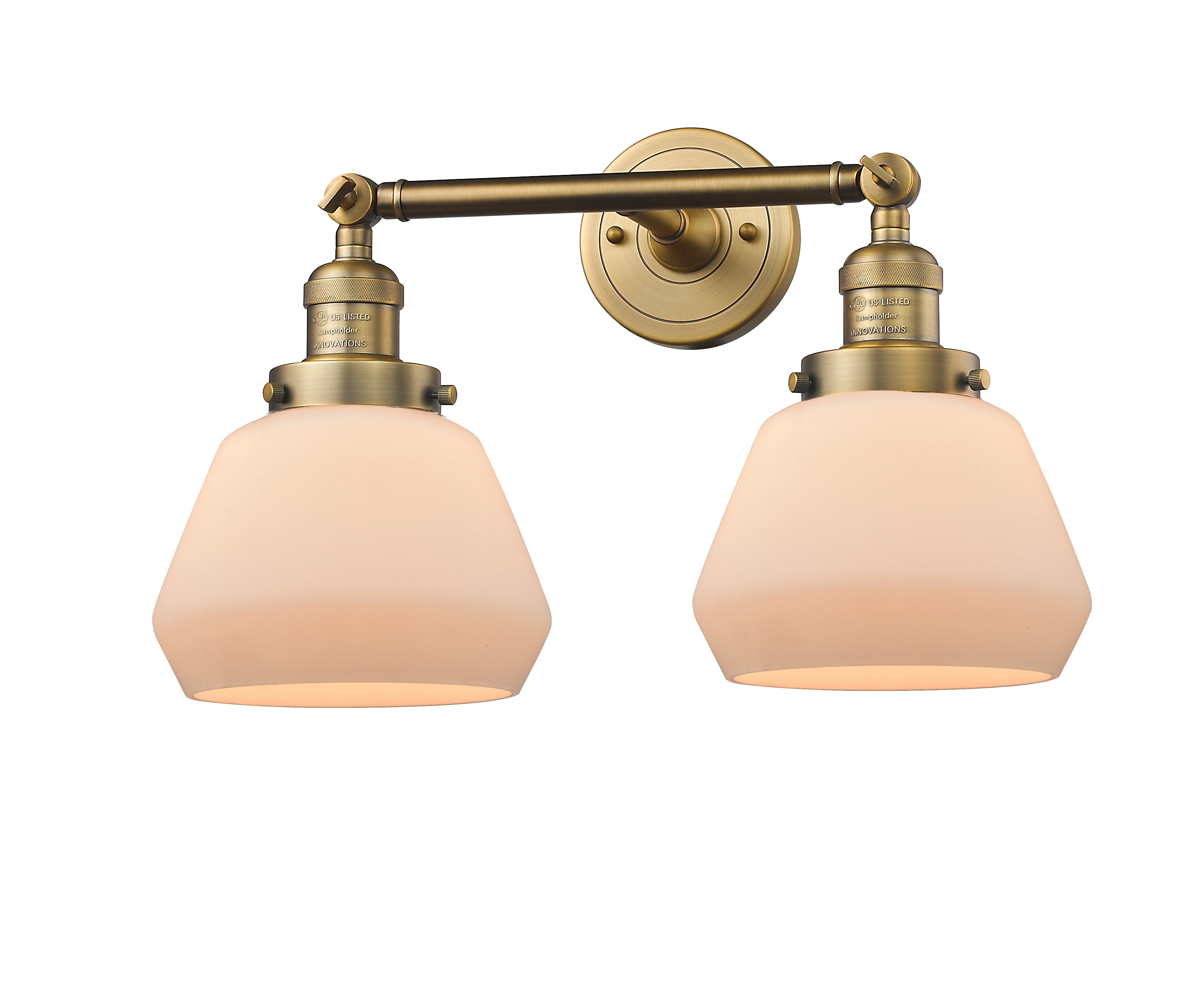 Franklin Restoration Bath Vanity Light Brass Finish