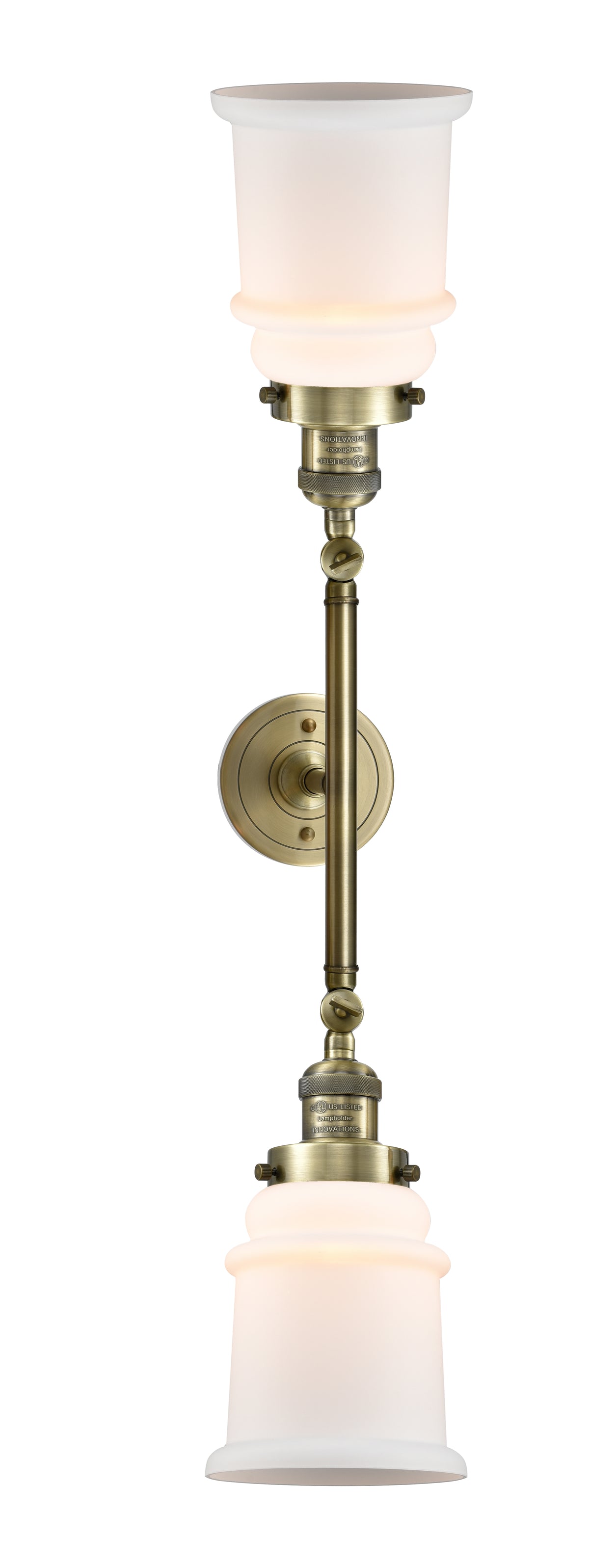 Canton 6-Inch 2-Light Bath Vanity Light with LED Bulbs 33.375-Inch High