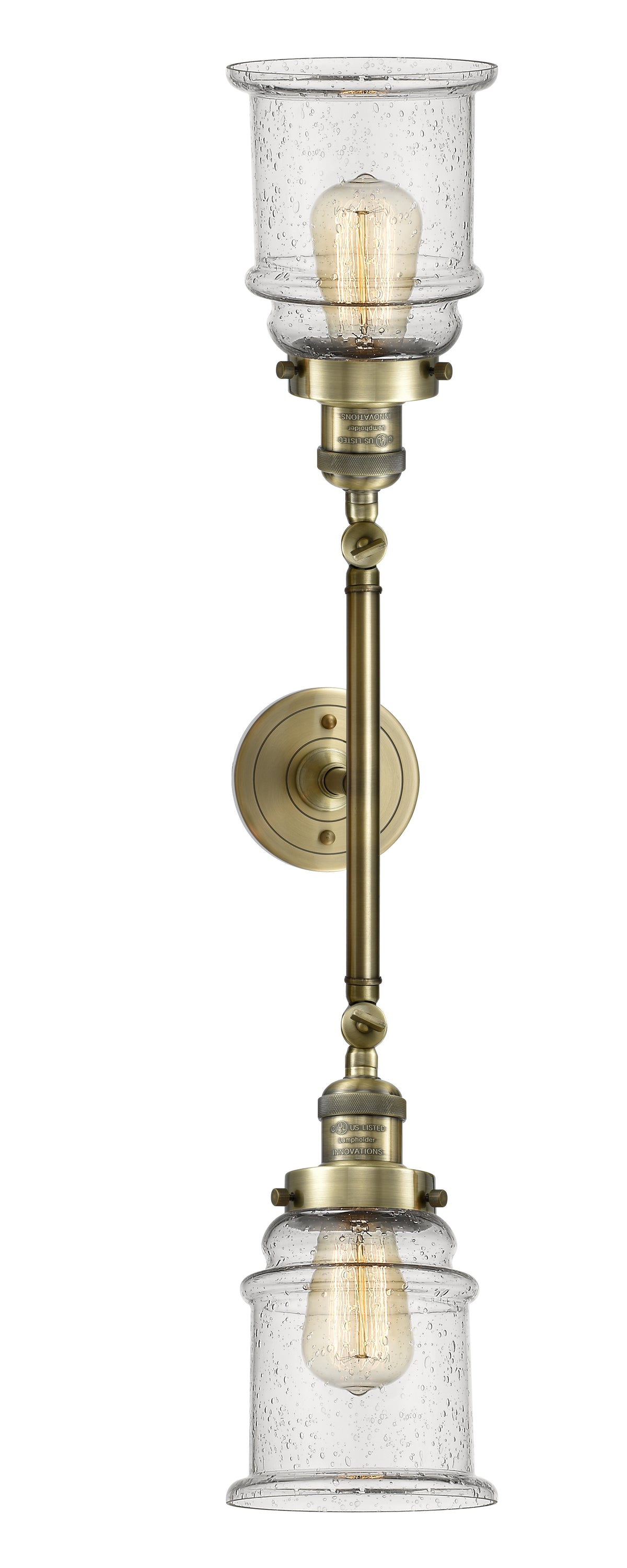 Canton 6-Inch 2-Light Bath Vanity Light 33.375-Inch High