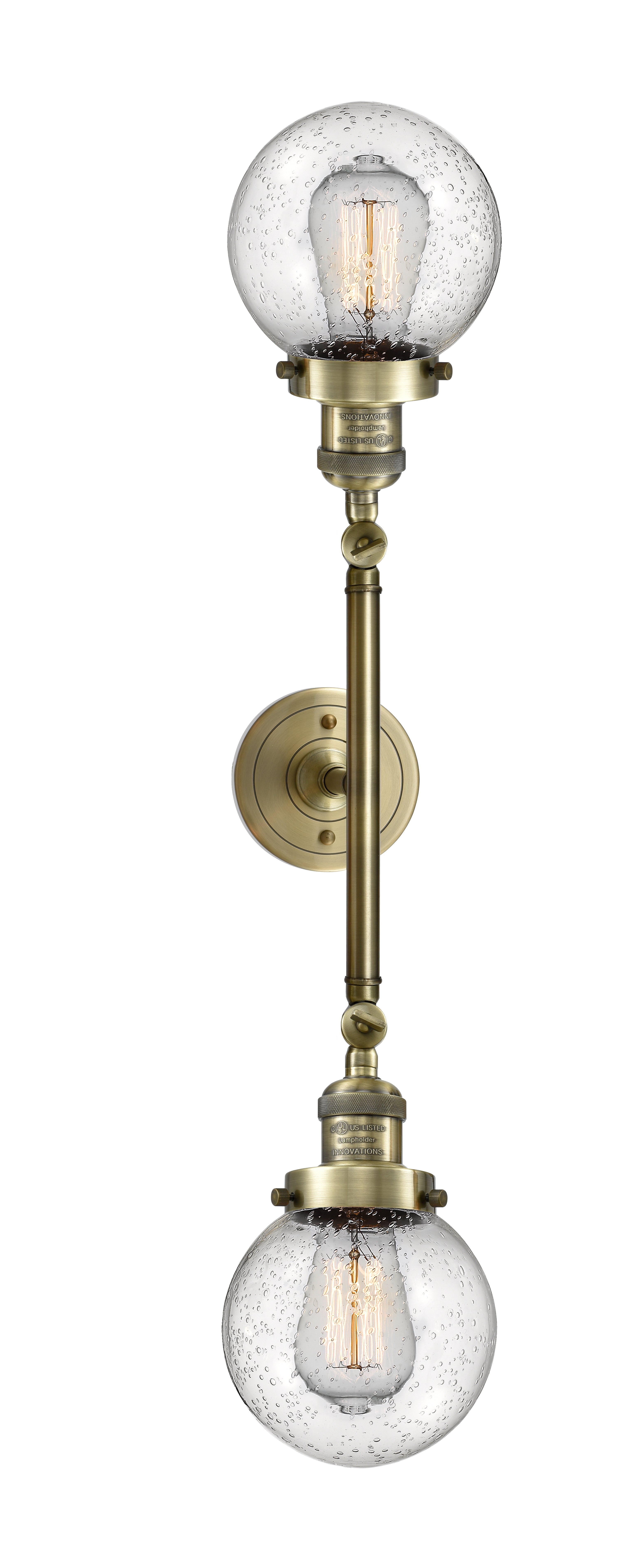 Franklin Restoration Brass Vanity Light