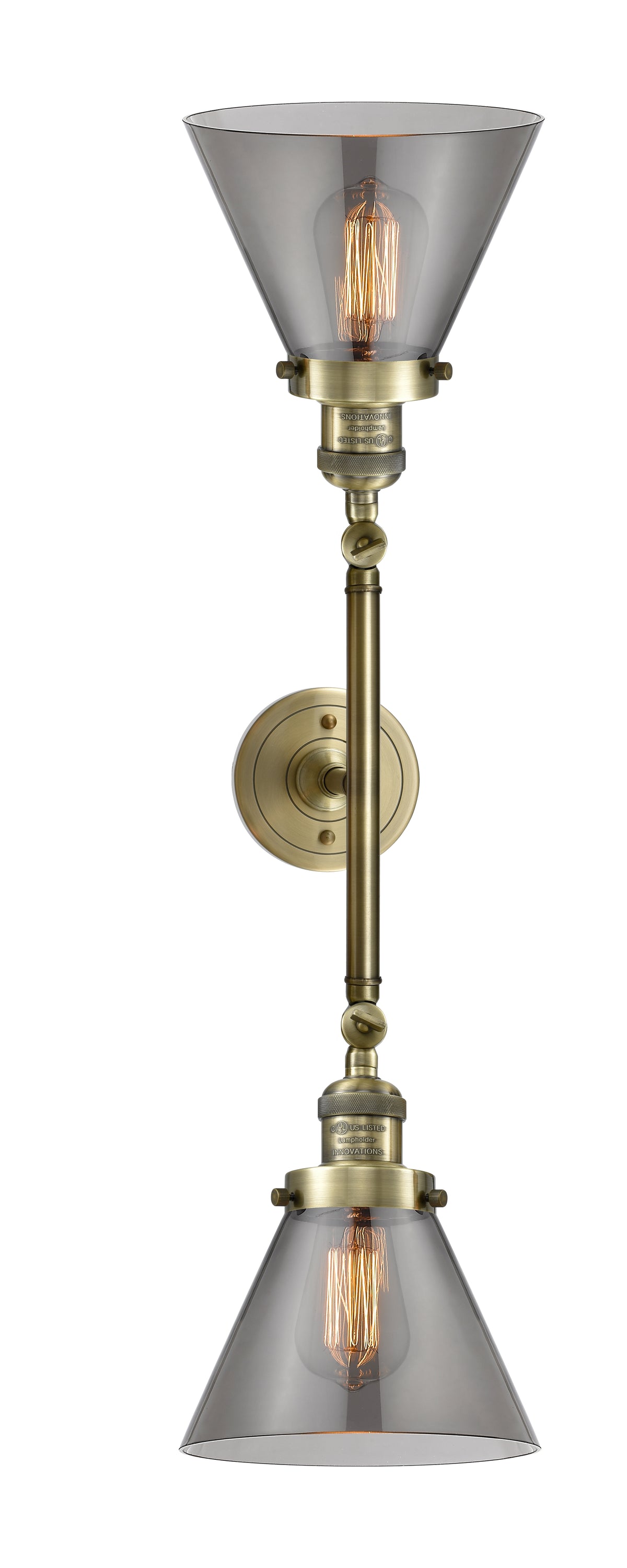 Cone 8-Inch 2-Light Bath Vanity Light