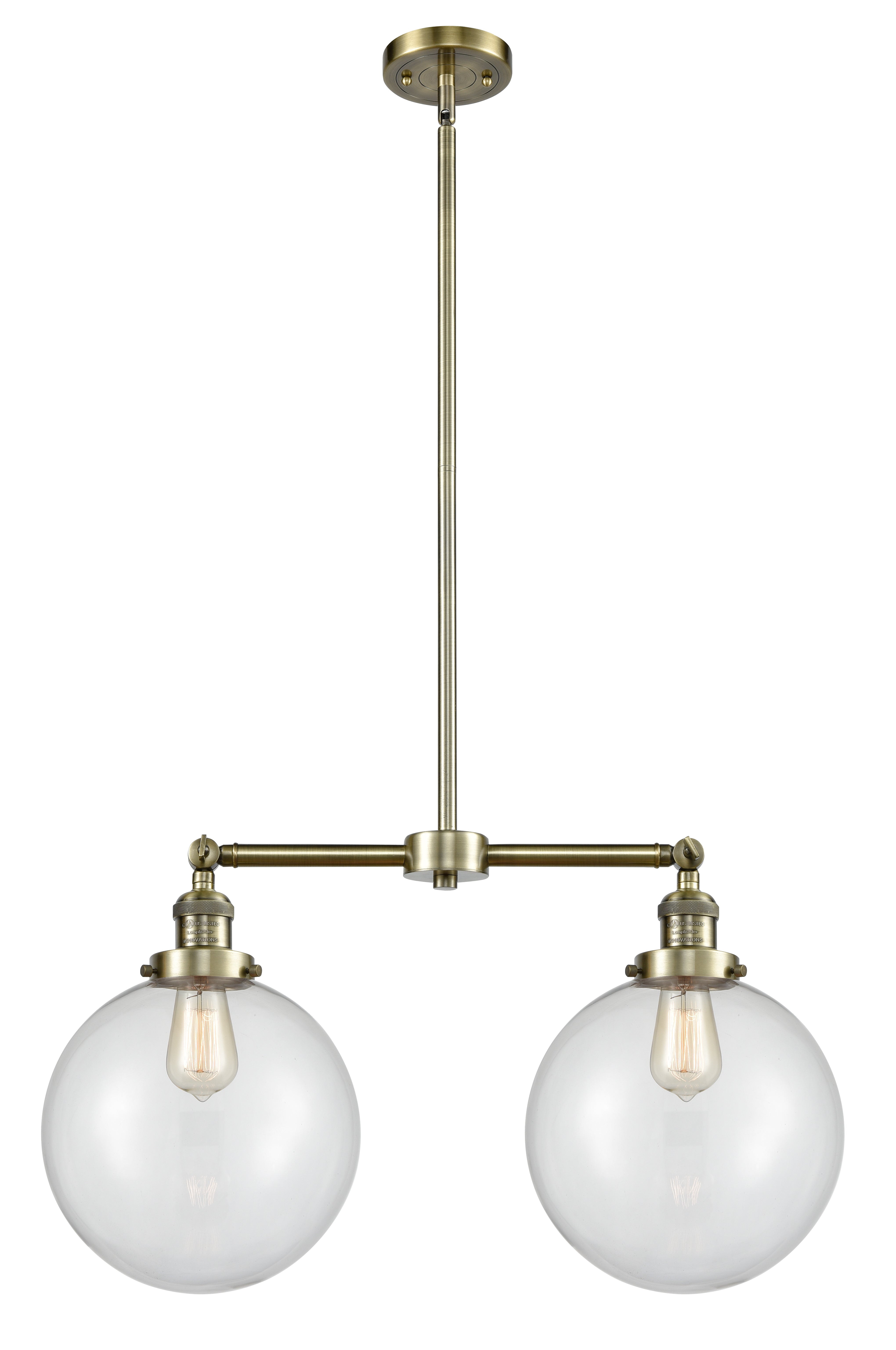 Franklin Restoration Island Light Cast Brass