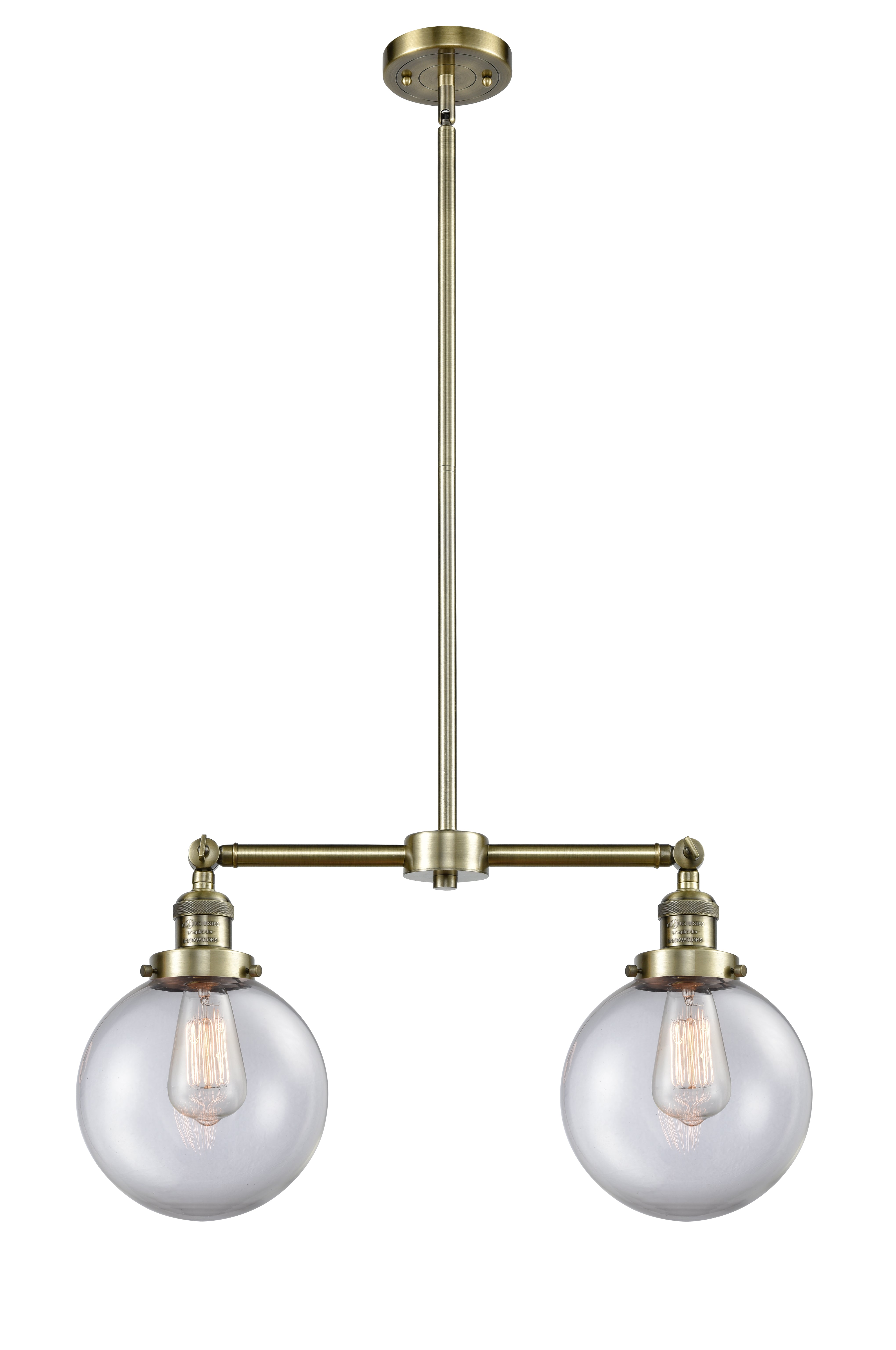 Franklin Restoration Island Light Cast Brass
