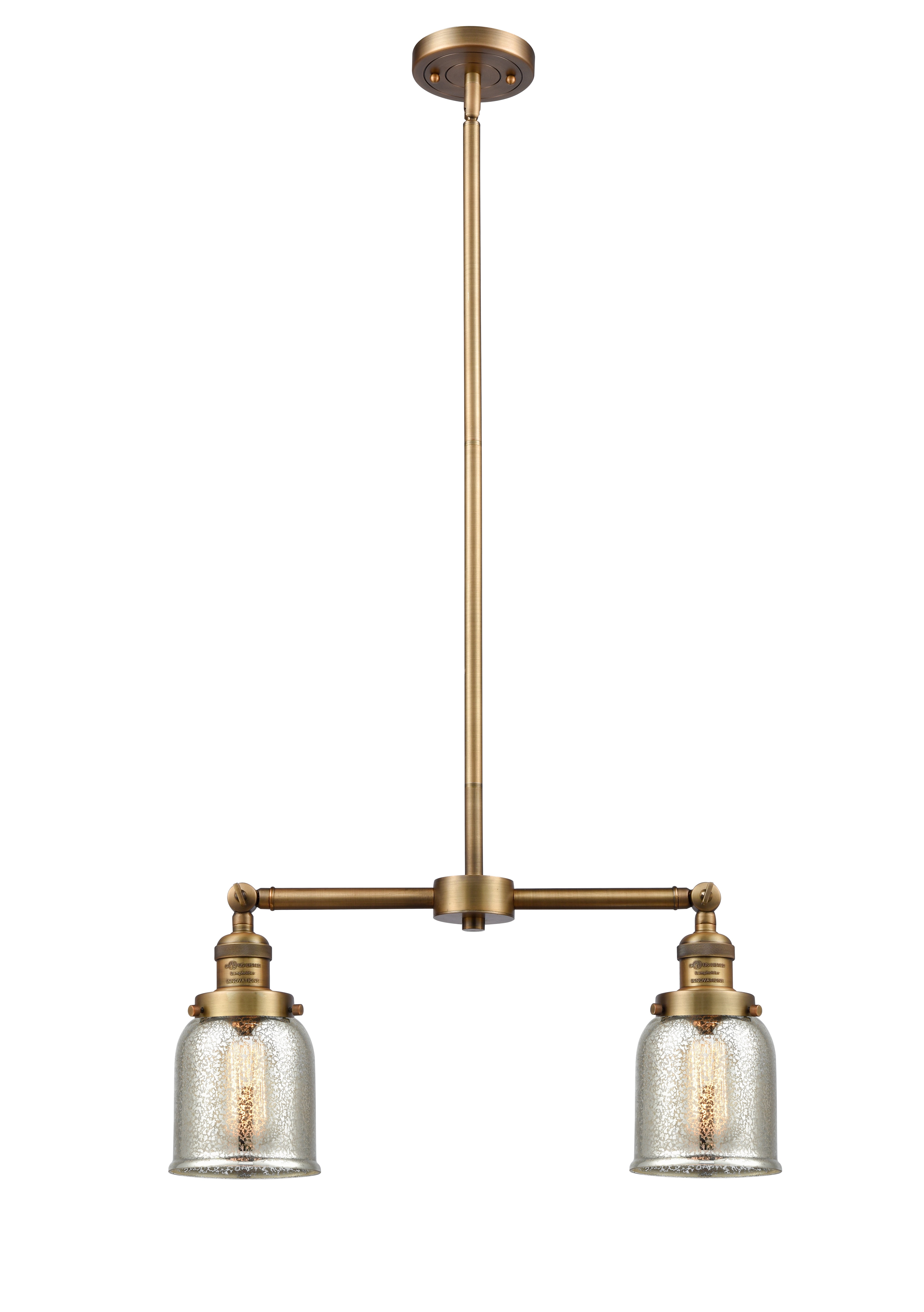 Franklin Restoration Brass Glass Island Light