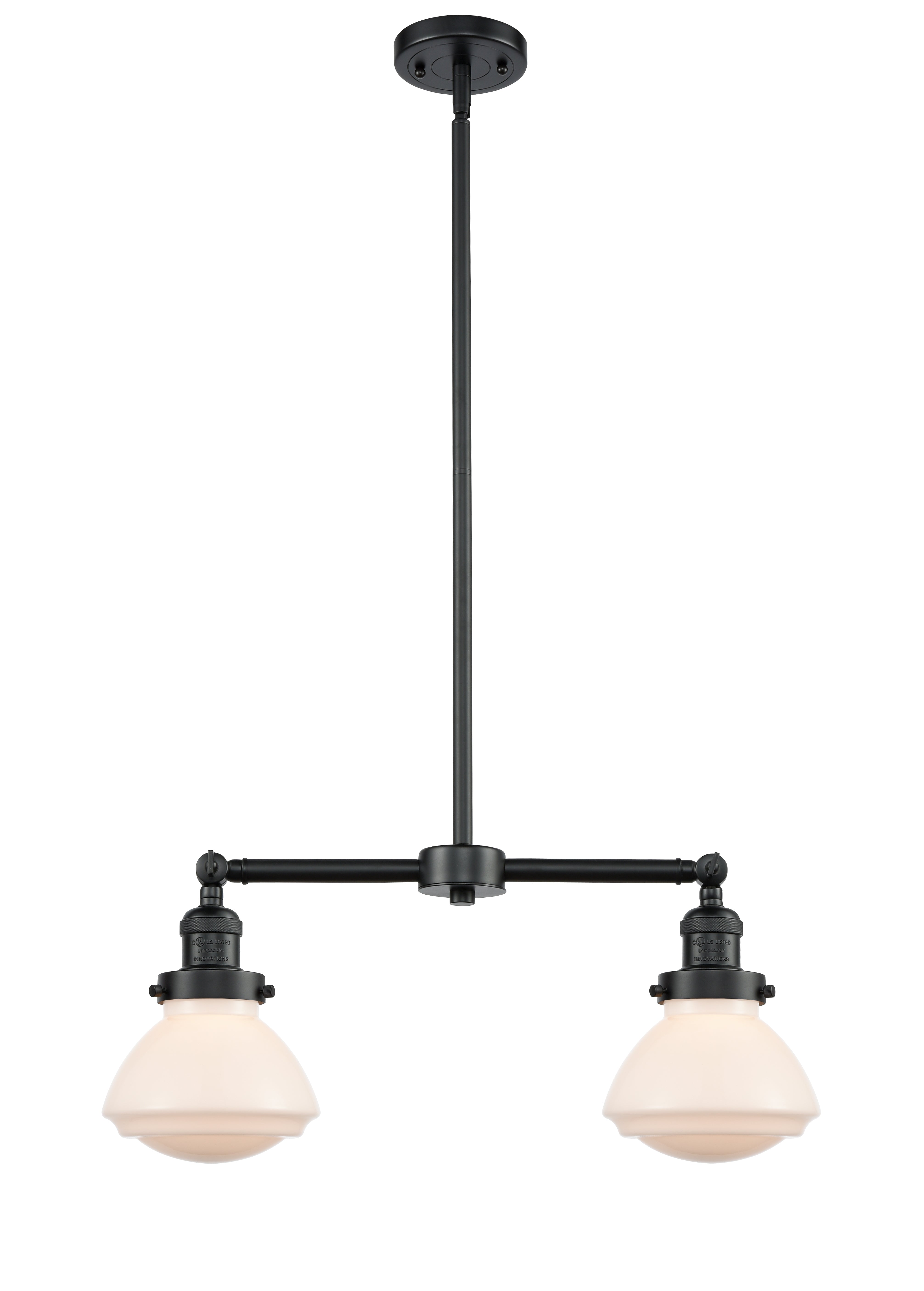 Franklin Restoration Island Light Brass Glass