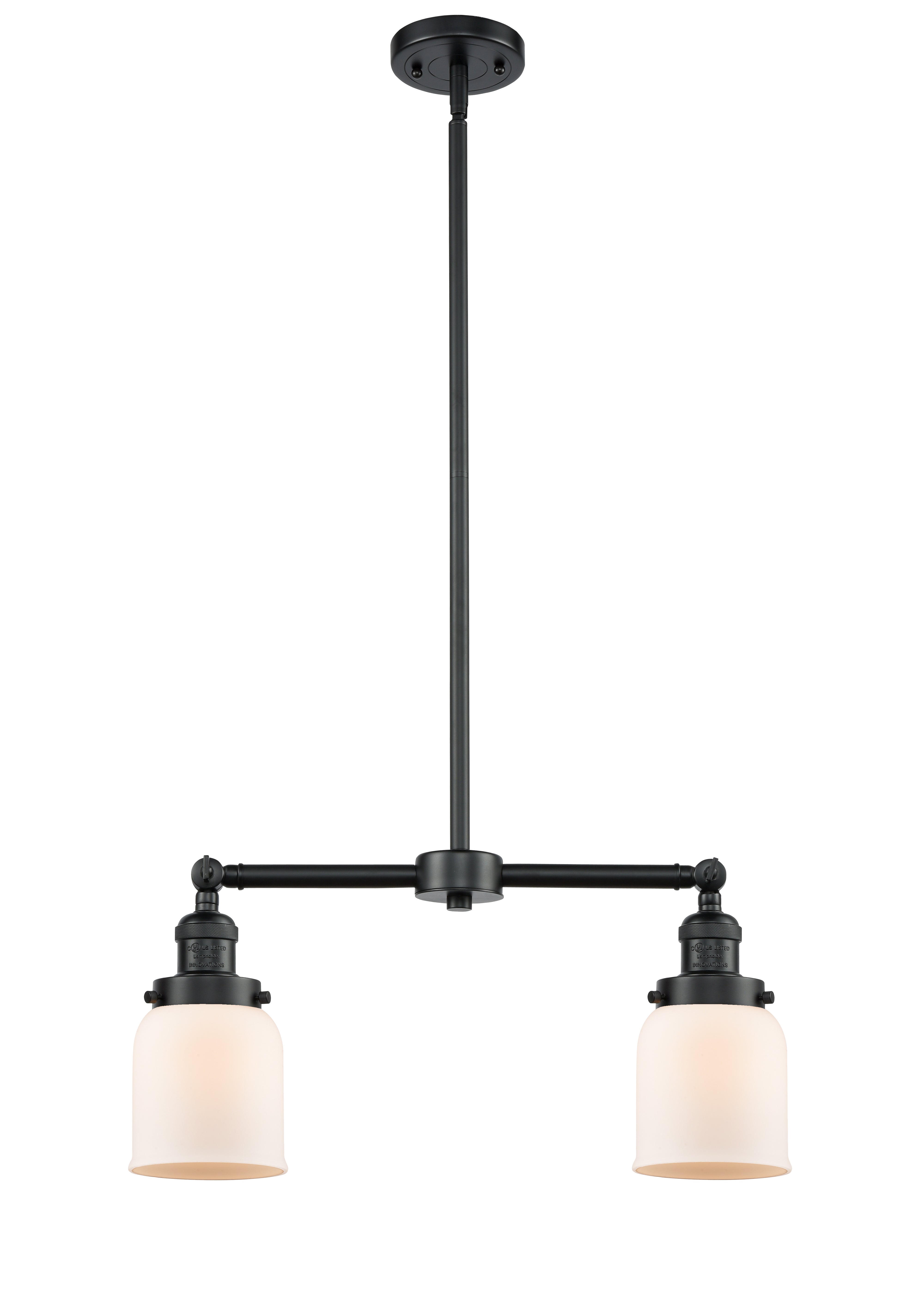 Franklin Restoration Brass Glass Island Light