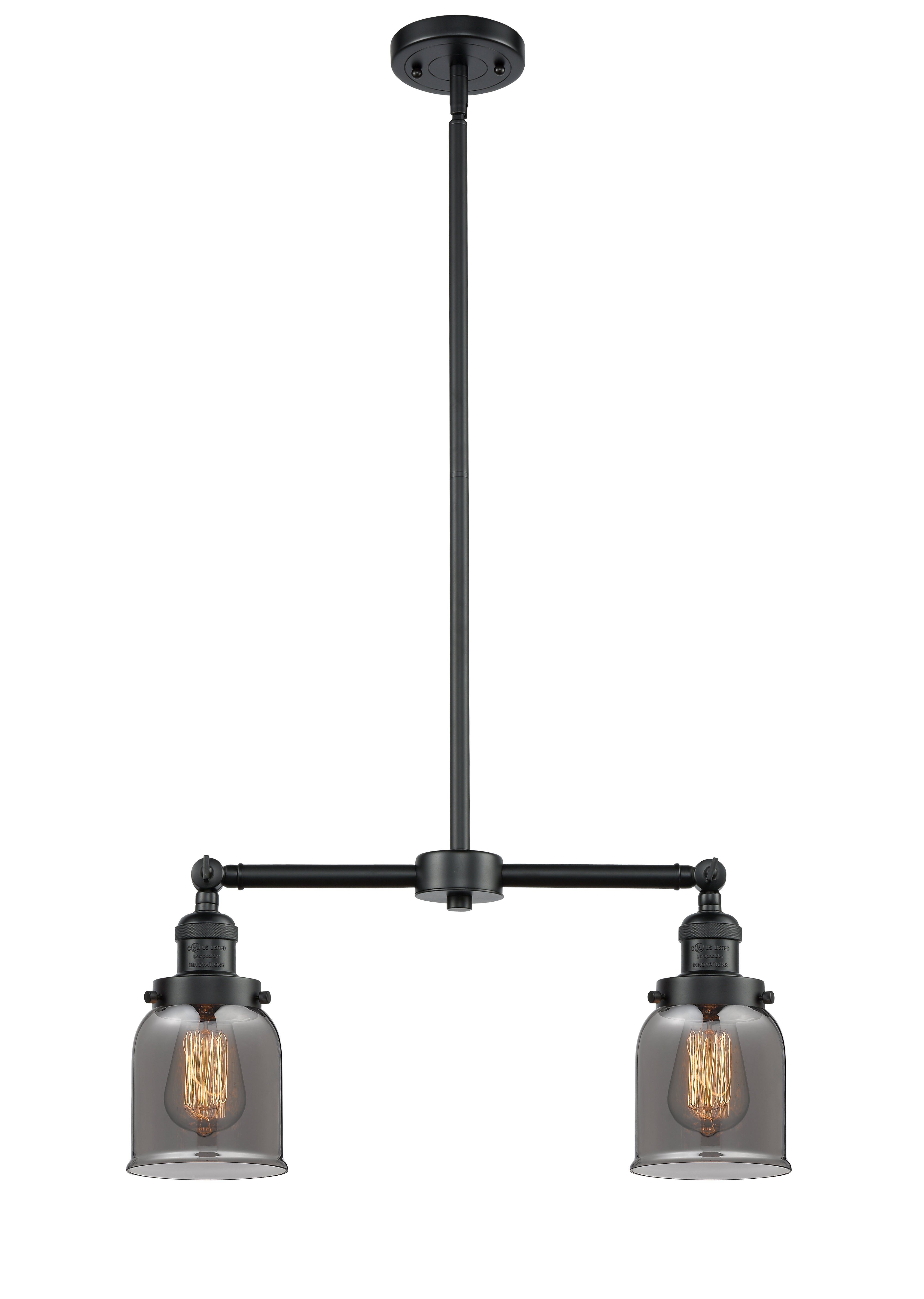 Franklin Restoration Brass Glass Island Light