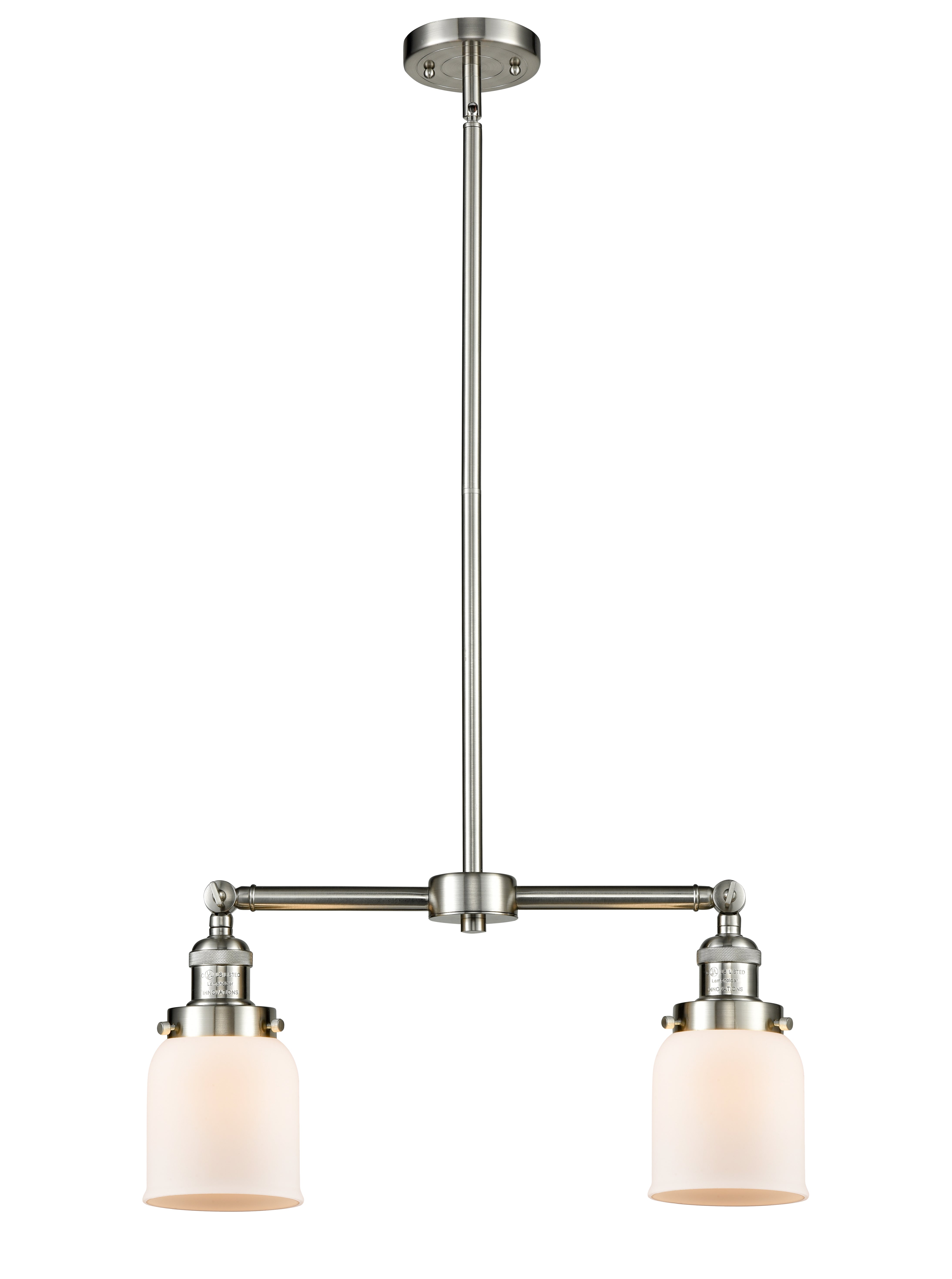 Franklin Restoration Brass Glass Island Light