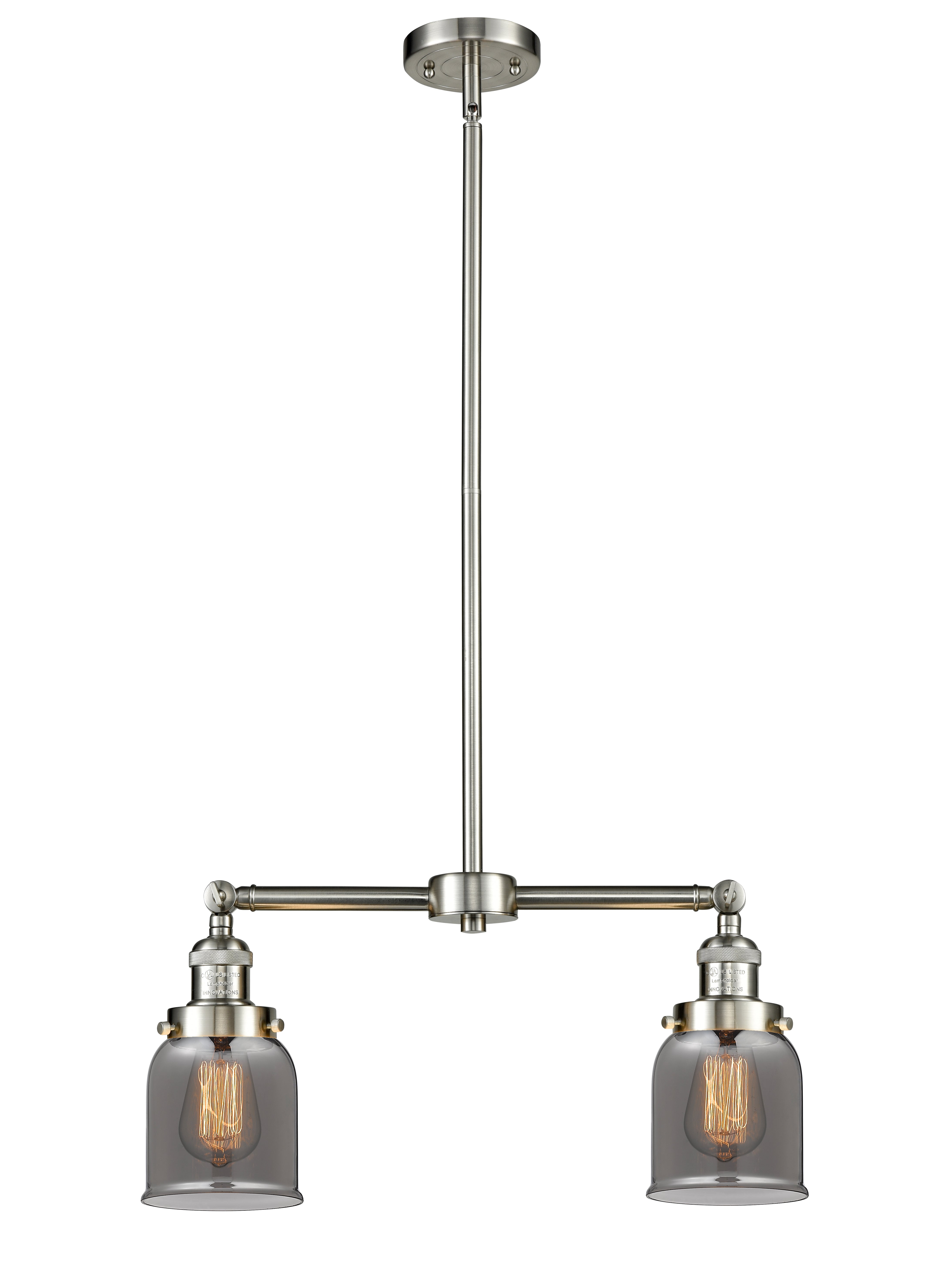 Franklin Restoration Brass Glass Island Light