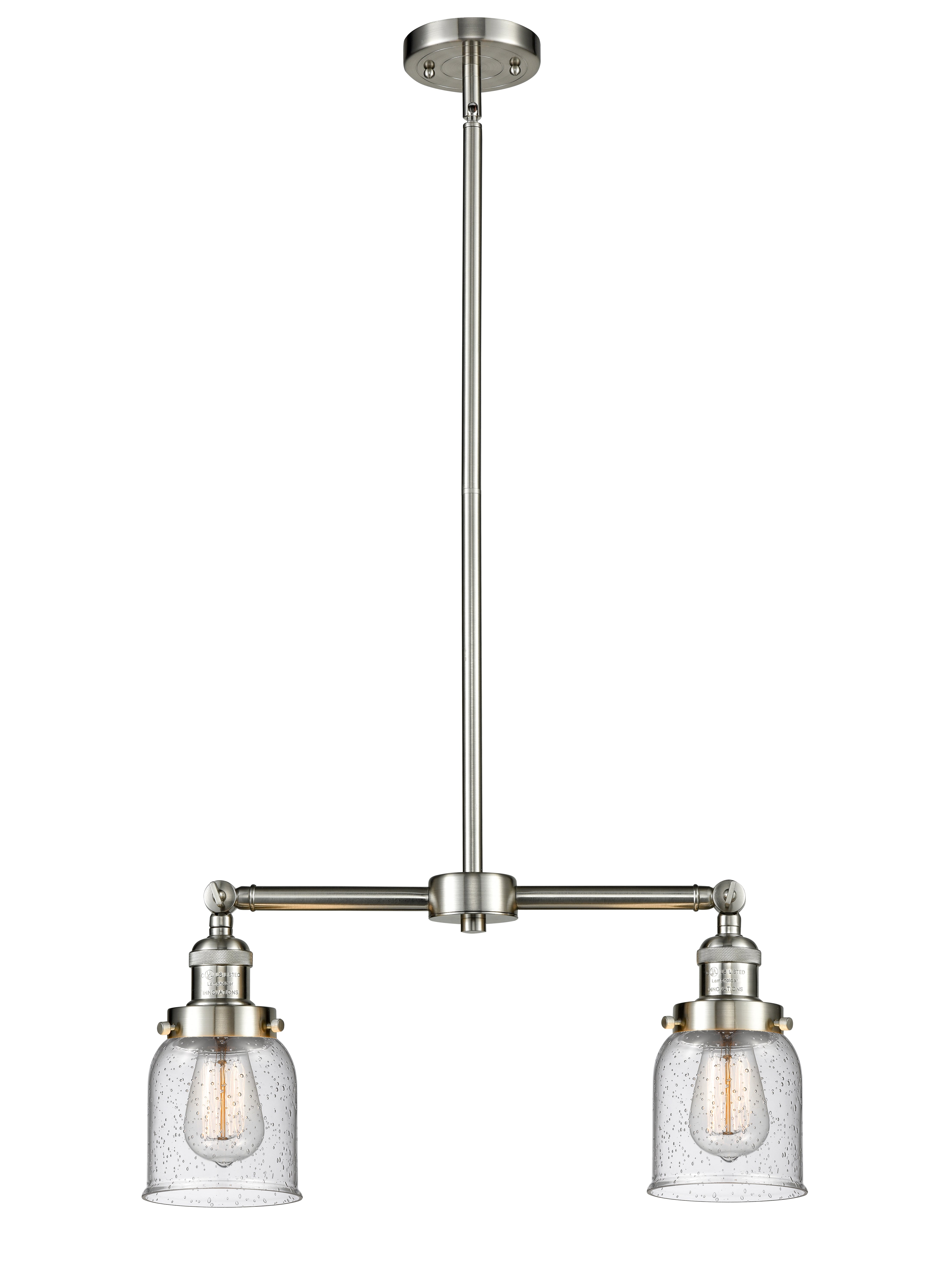 Franklin Restoration Brass Glass Island Light