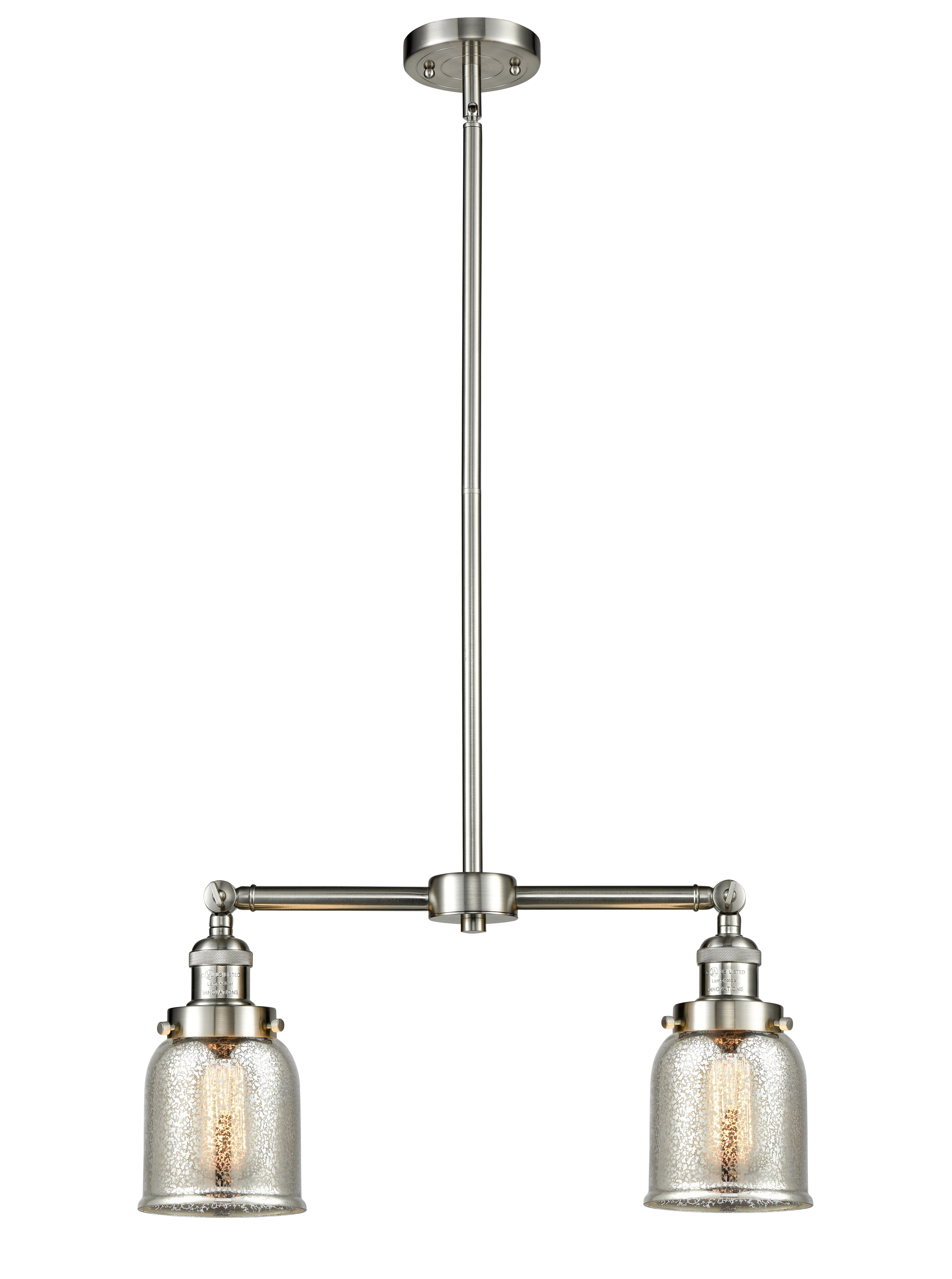 Franklin Restoration Brass Glass Island Light
