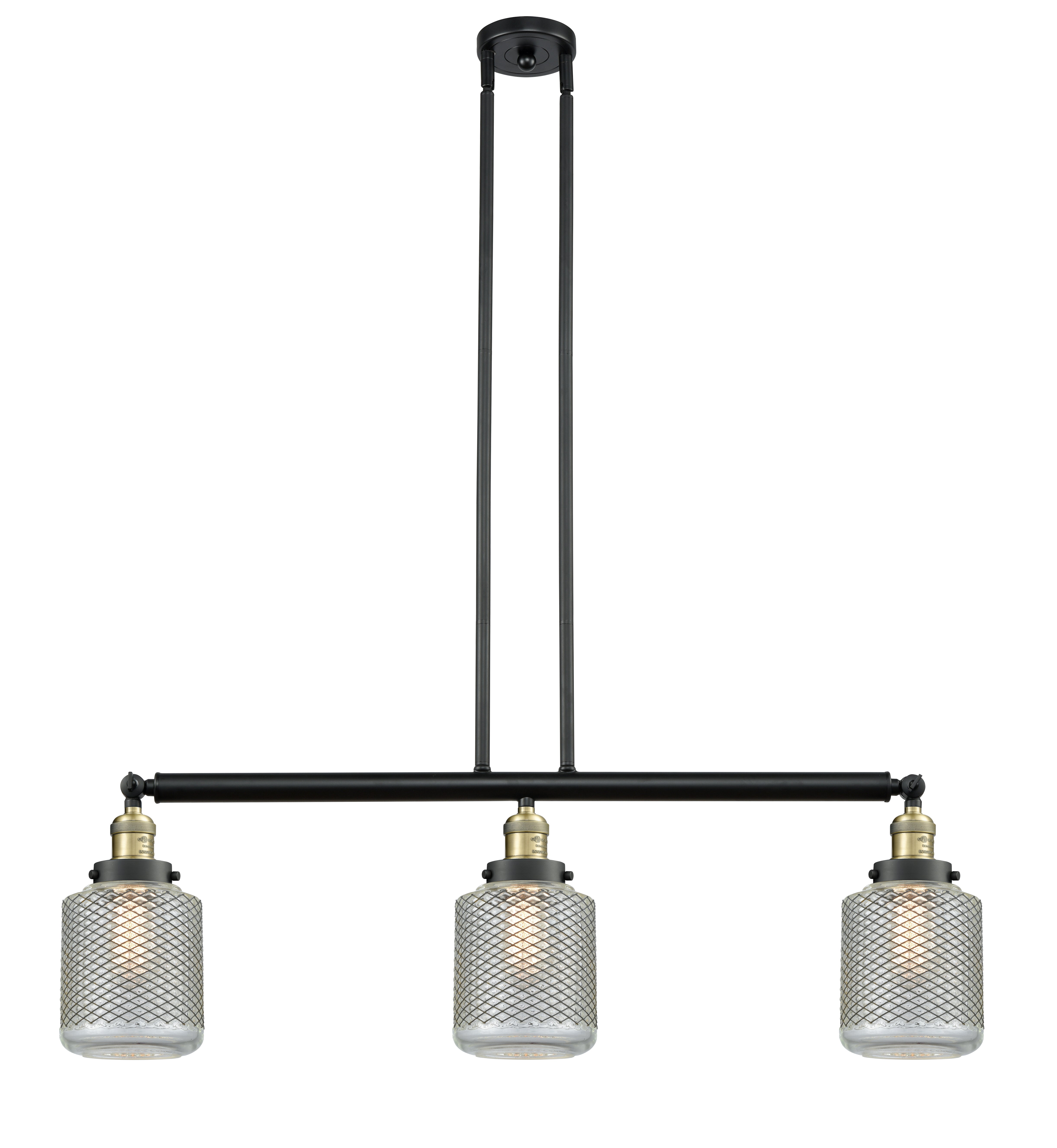 Franklin Restoration Island Light Steel Glass