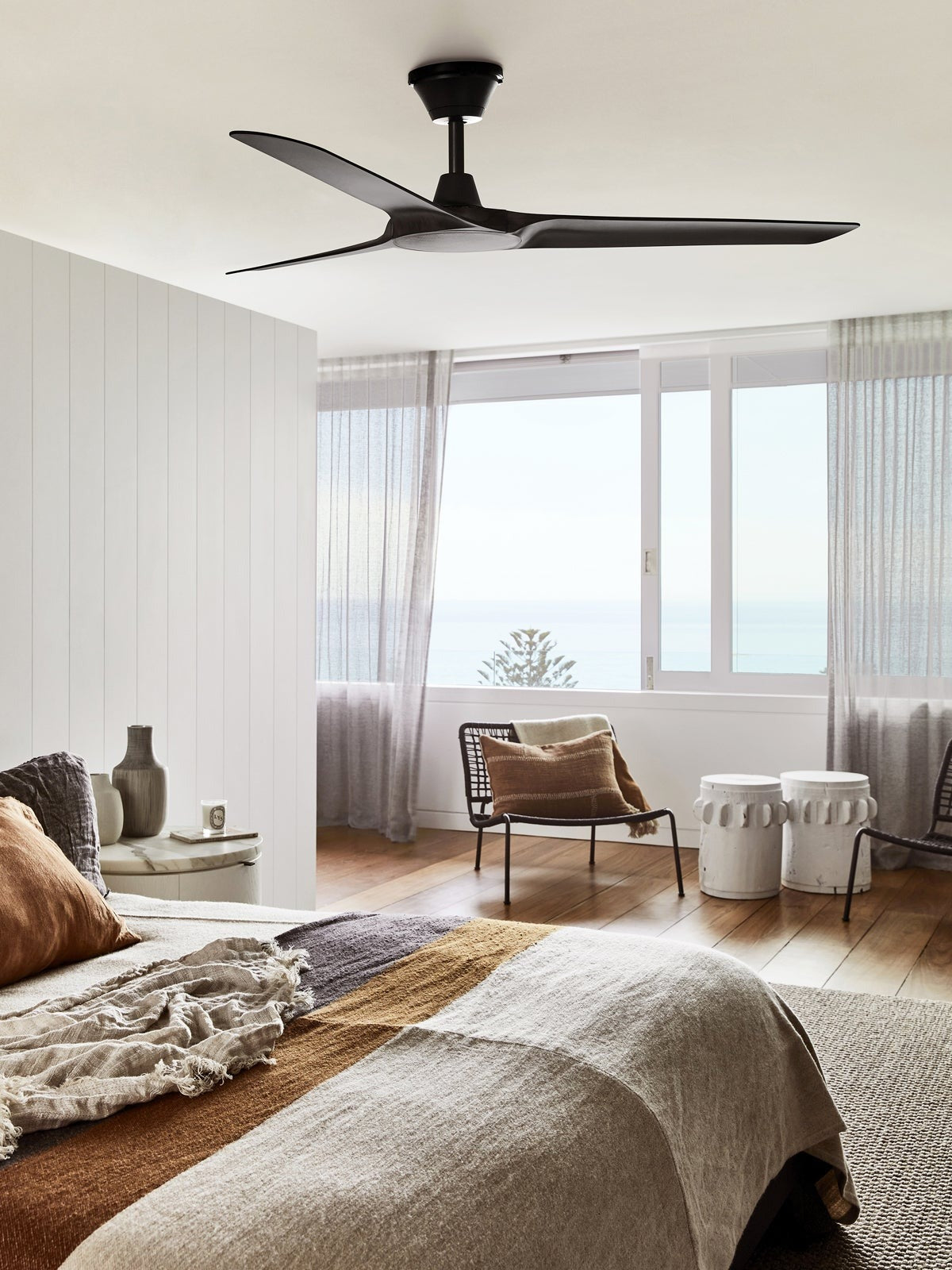 Abyss 56 Inch Black DC Fan IP66 Wet Rated