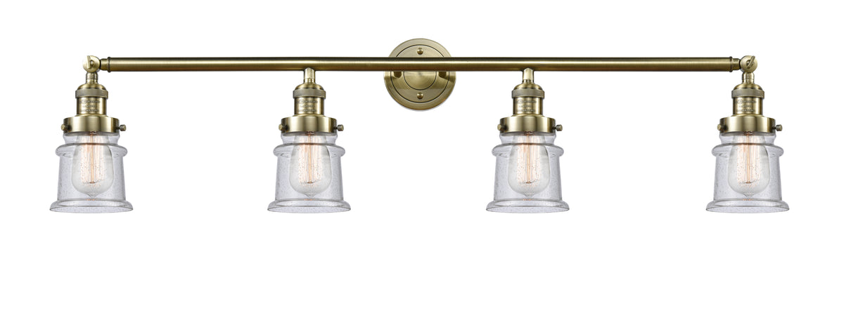 Canton 42-Inch 4-Light Bath Vanity Light 5.25-Inch Shade