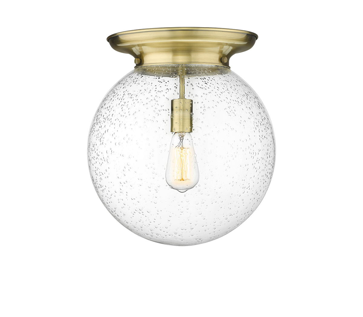 Beacon 14-Inch 1-Light Flush Mount Globe Shade