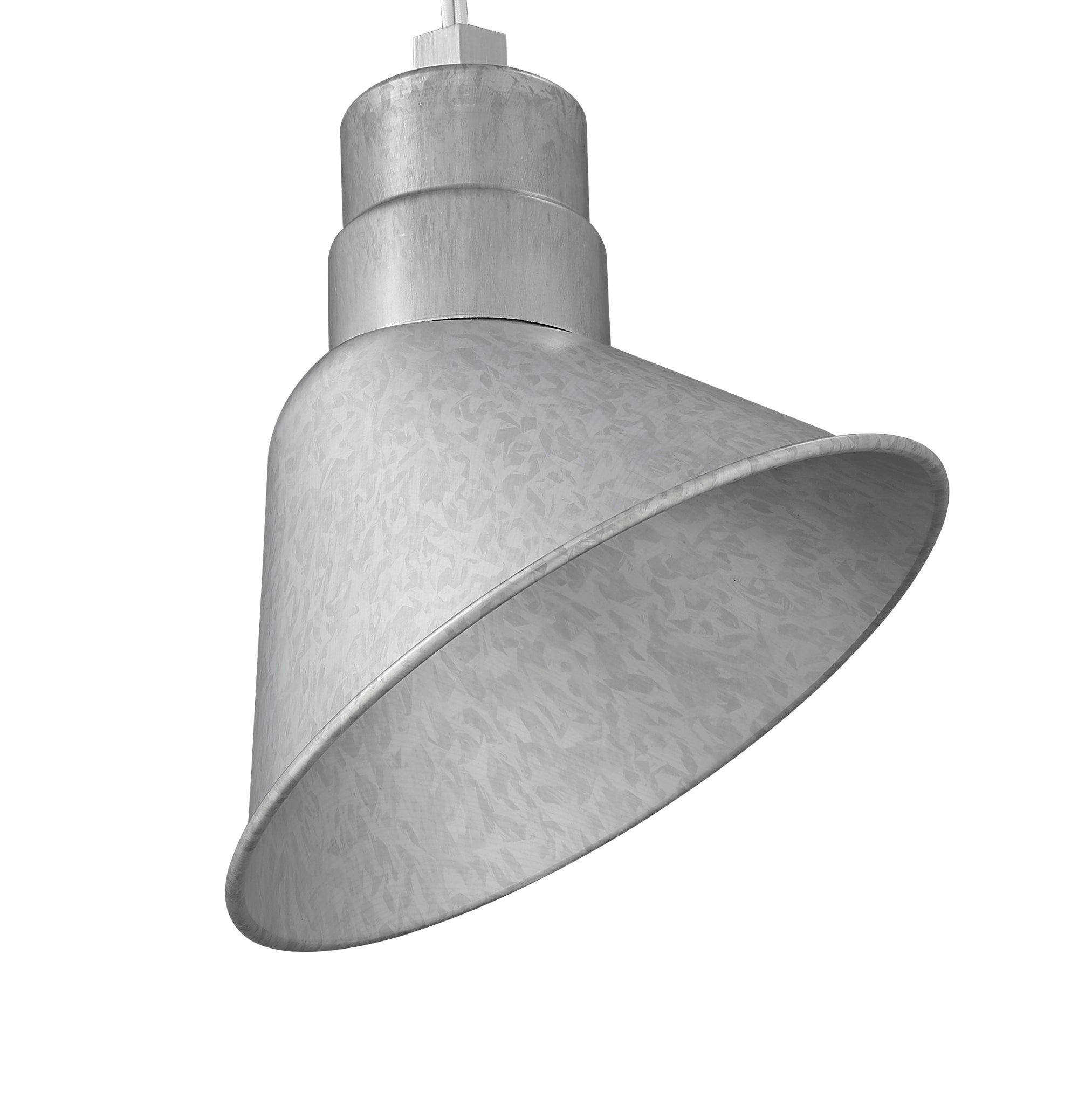 10 x 11-inch R Series Galvanized Angle Shade