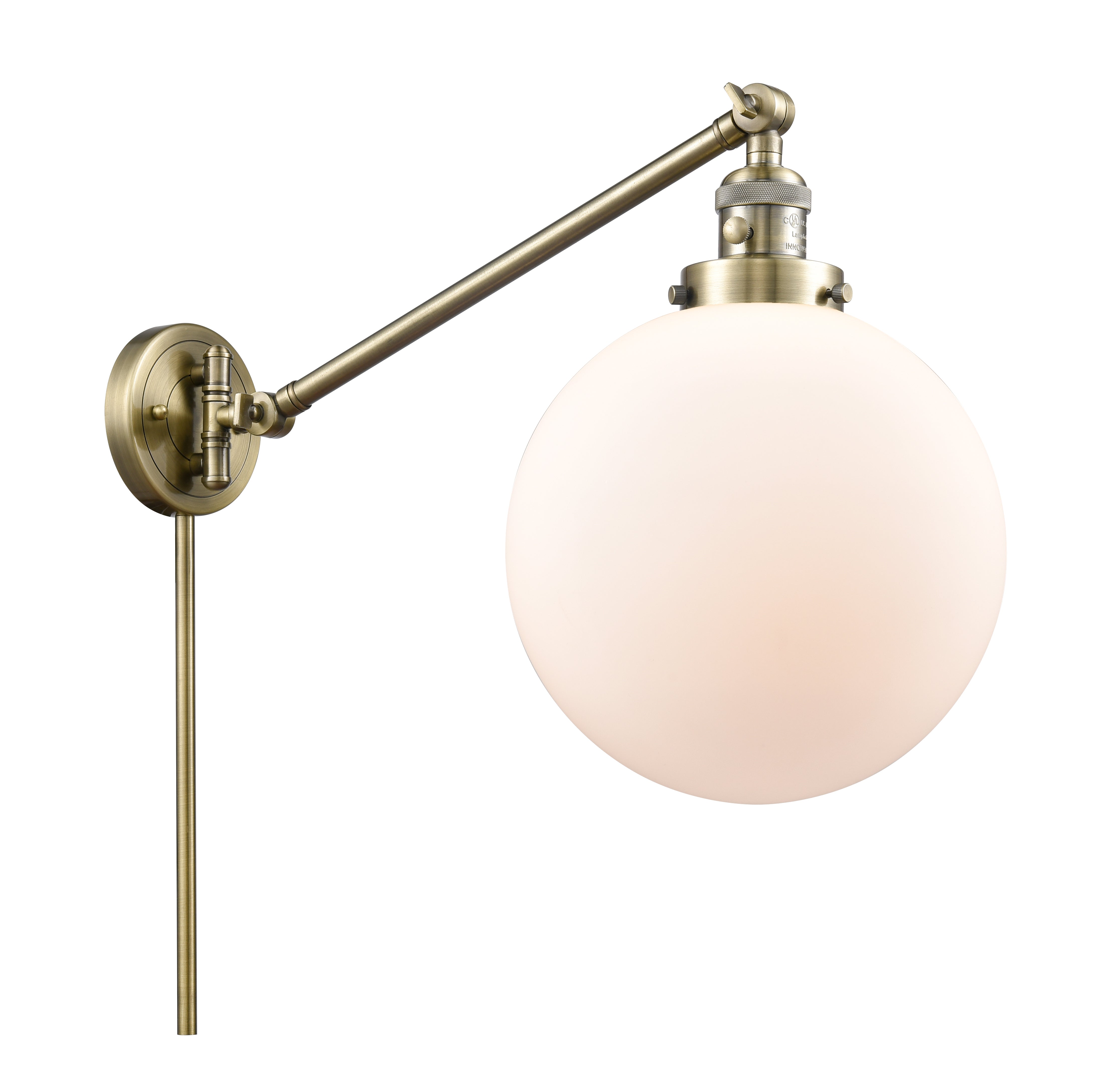 Franklin Restoration Swing Arm Cast Brass