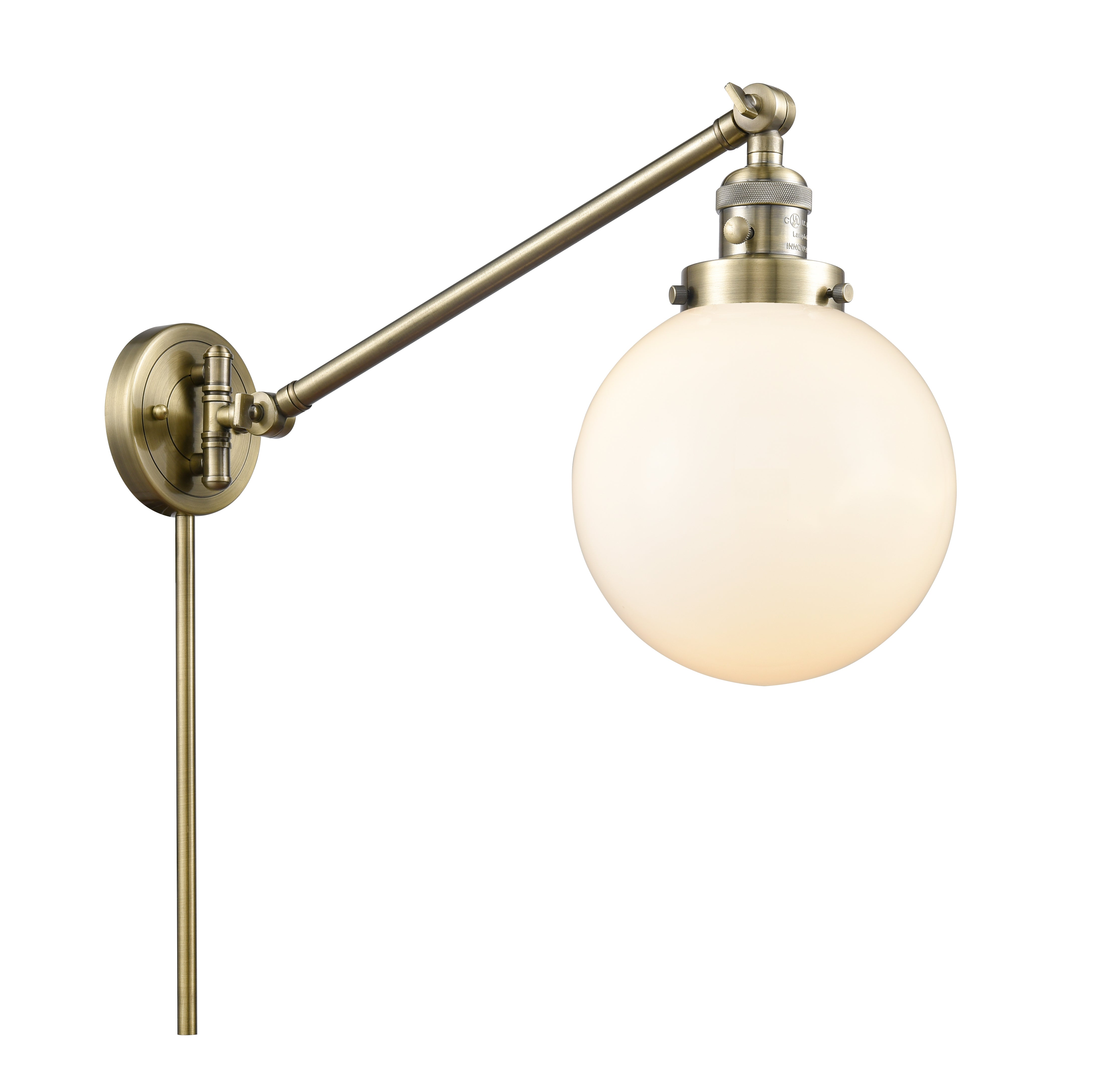 Franklin Restoration Swing Arm Cast Brass