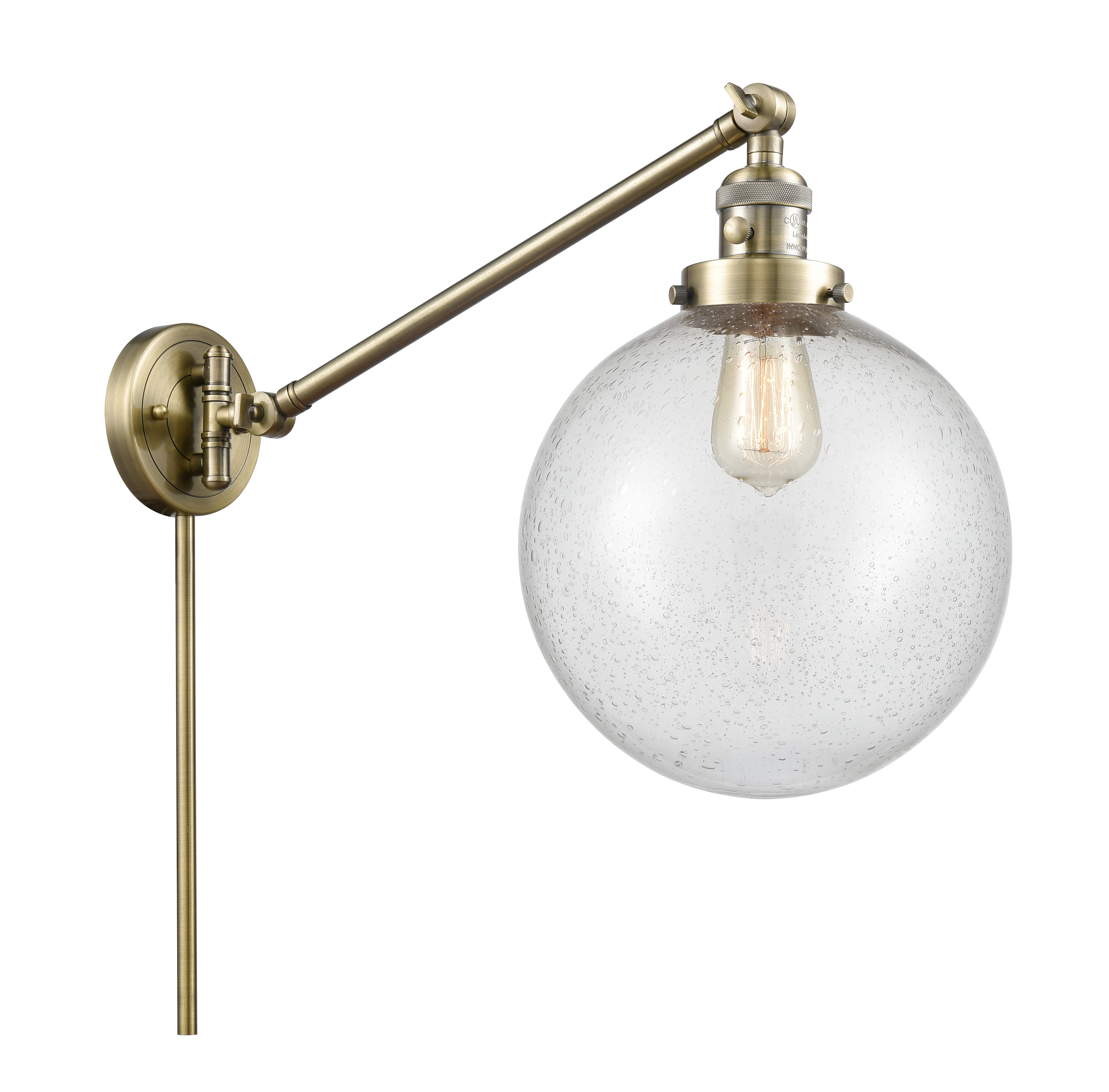 Franklin Restoration Swing Arm Cast Brass