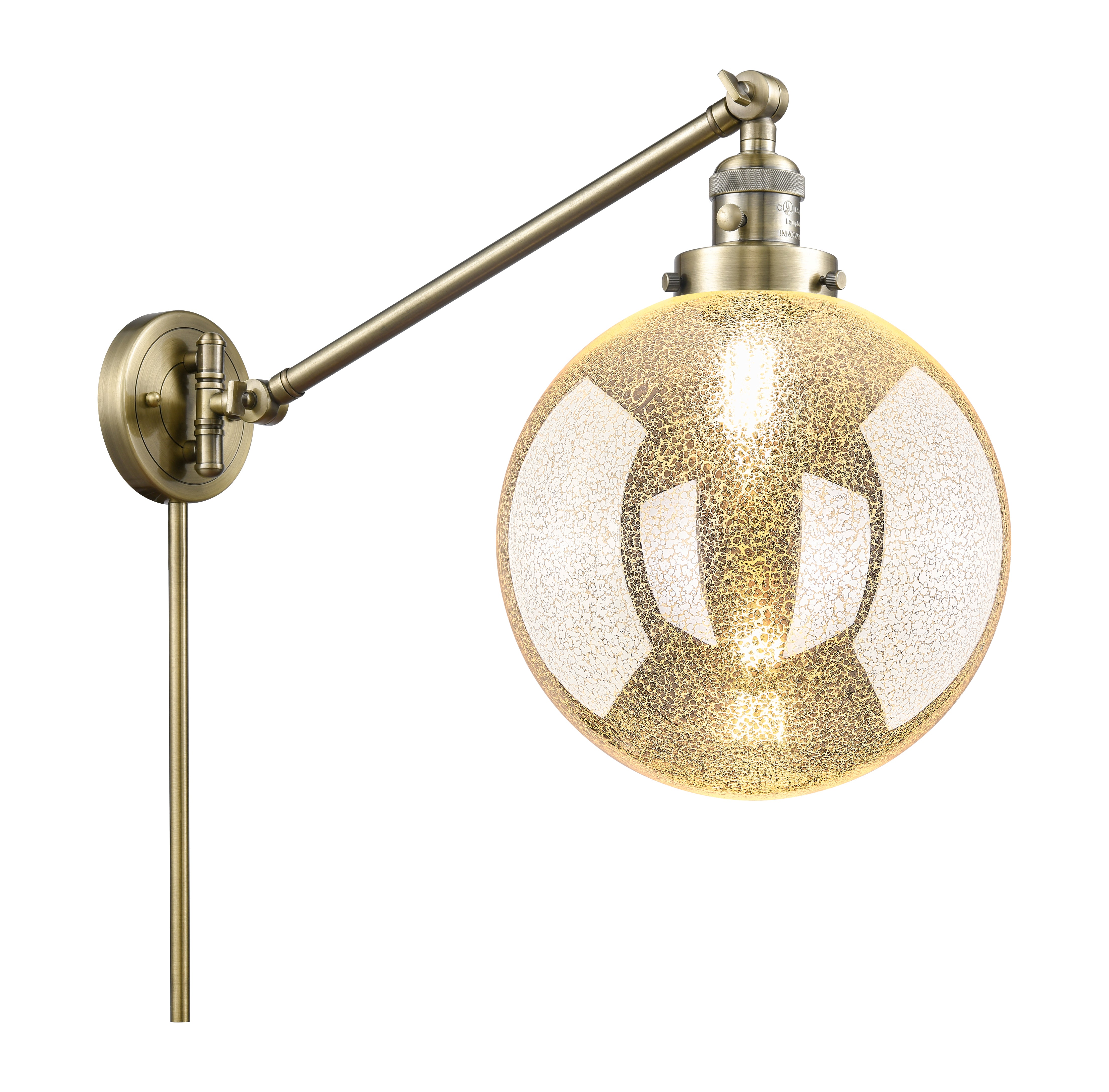 Franklin Restoration Swing Arm Cast Brass