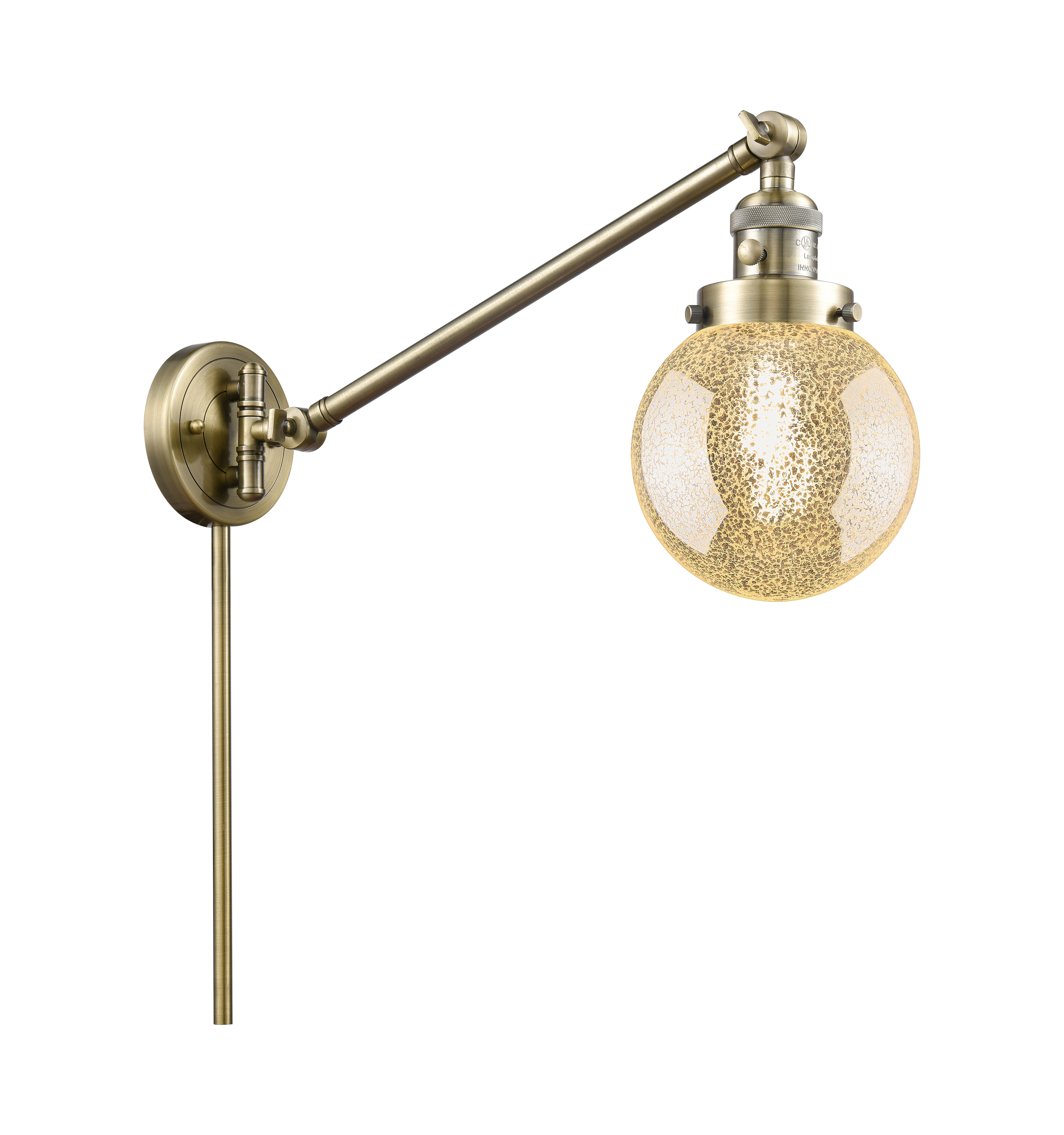 Franklin Restoration Swing Arm Cast Brass