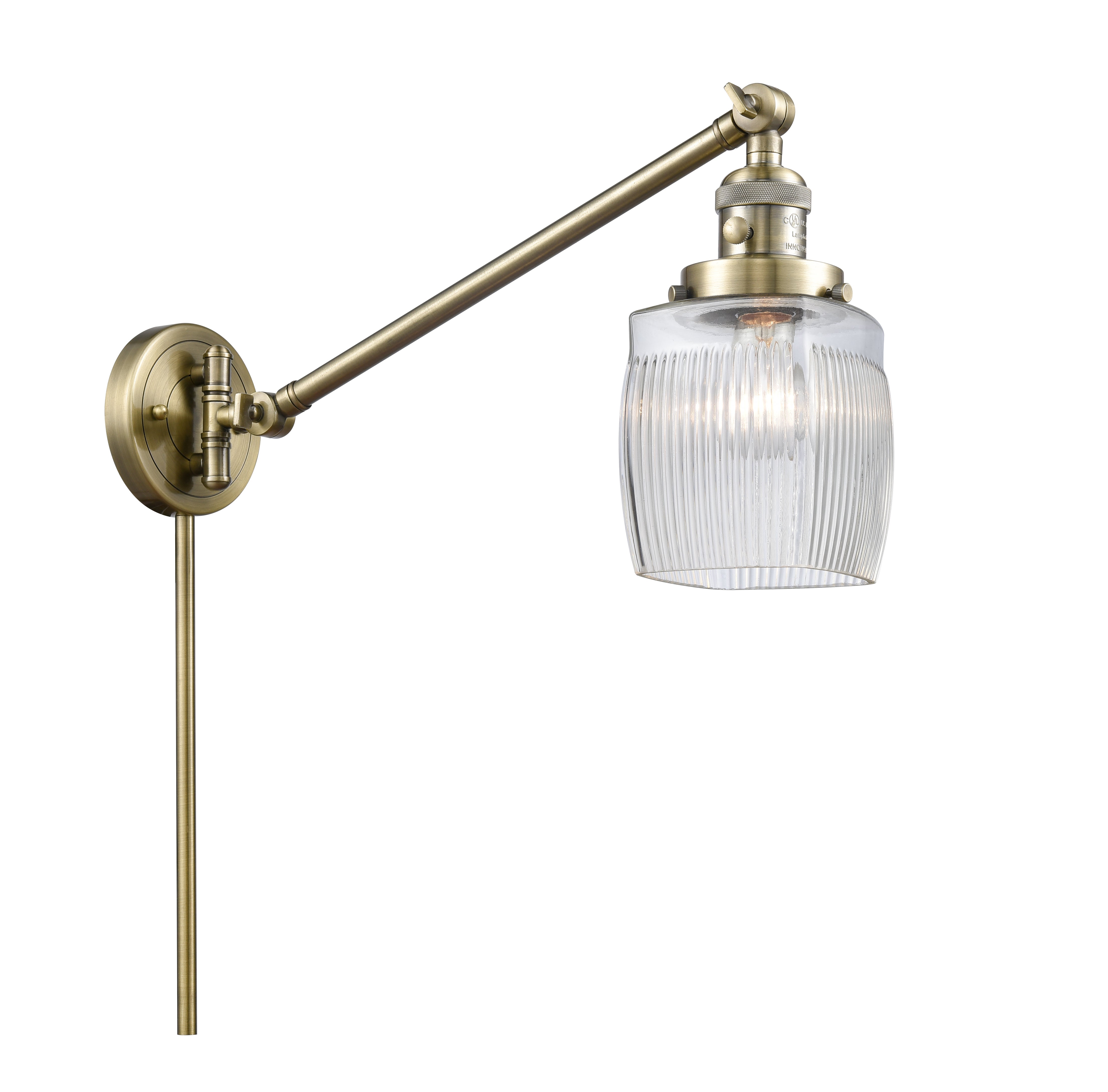 Franklin Restoration Swing Arm Cast Brass