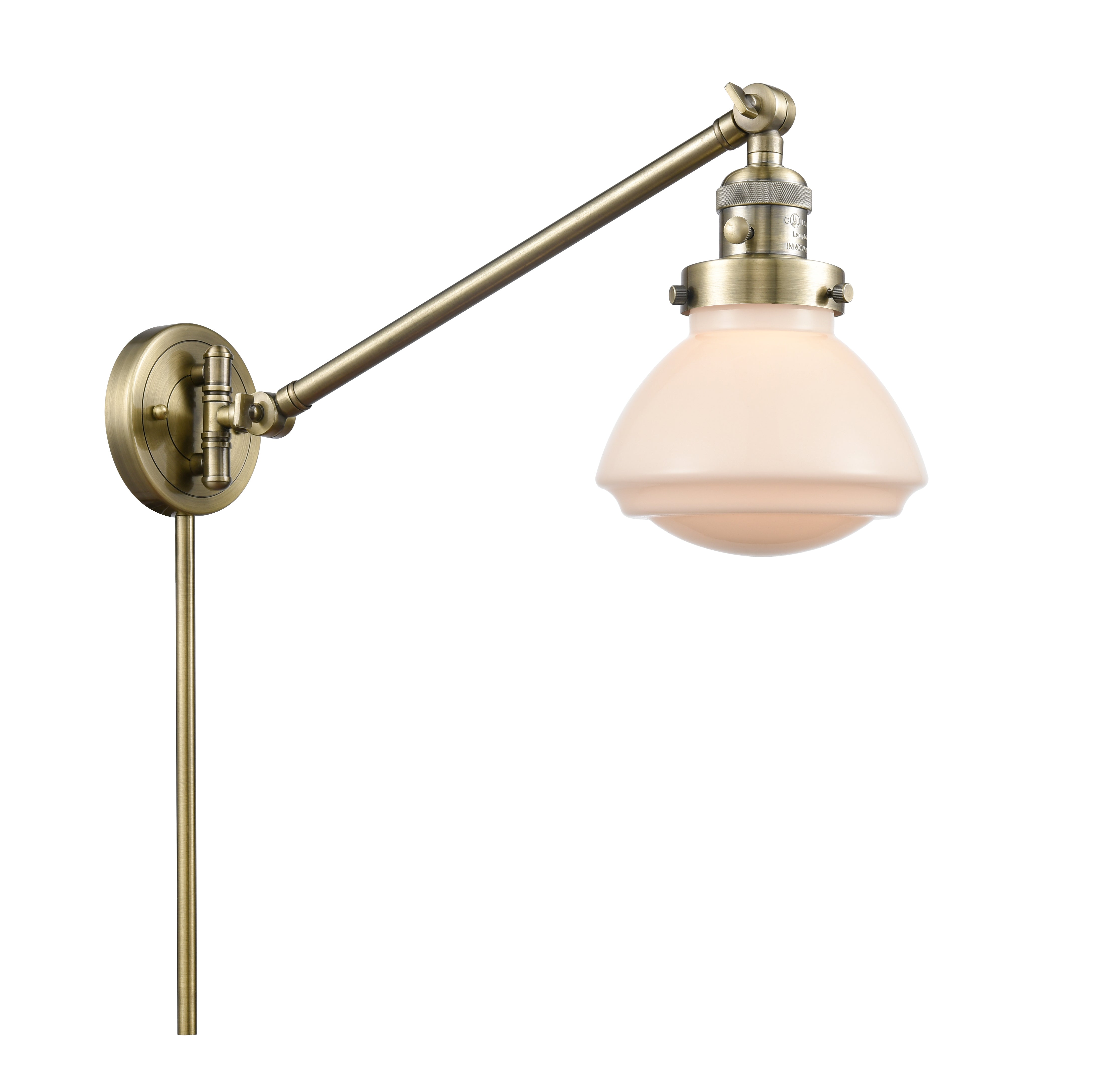 Franklin Restoration Swing Arm Cast Brass
