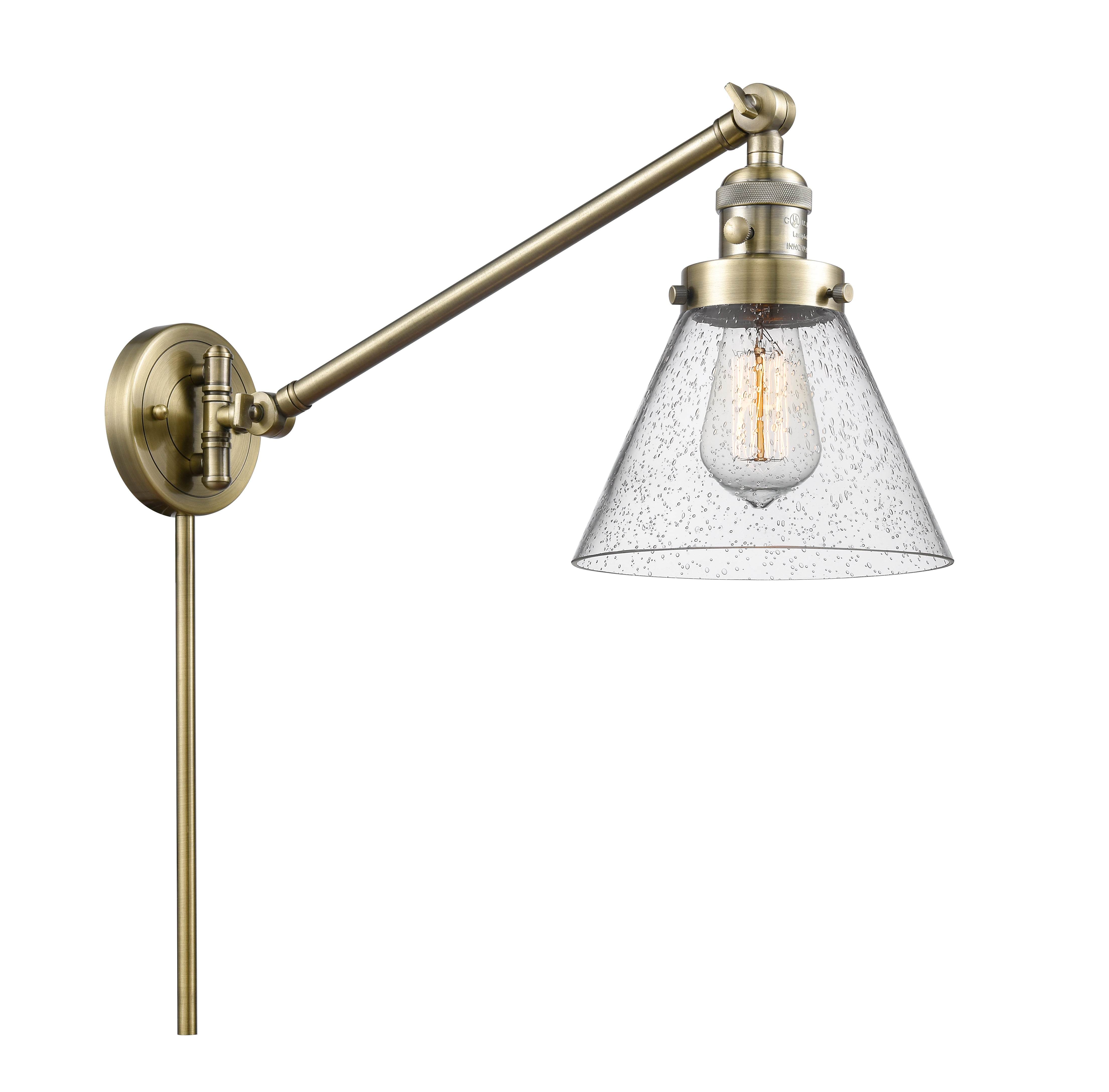 Franklin Restoration Swing Arm Cast Brass